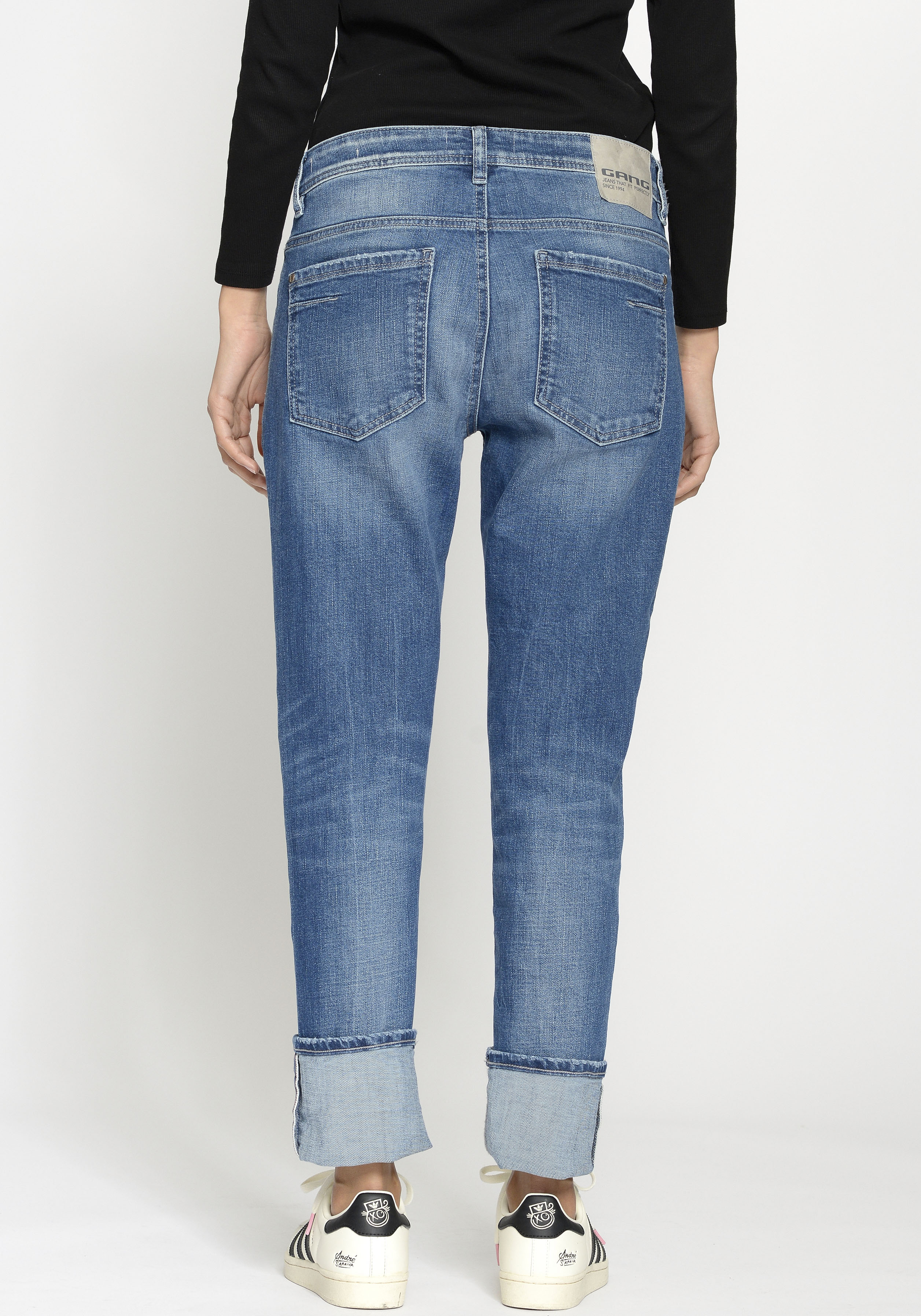 Thumbnail - GANG Boyfriend-Jeans "94NICA WORKER", cooler, androgyner Look