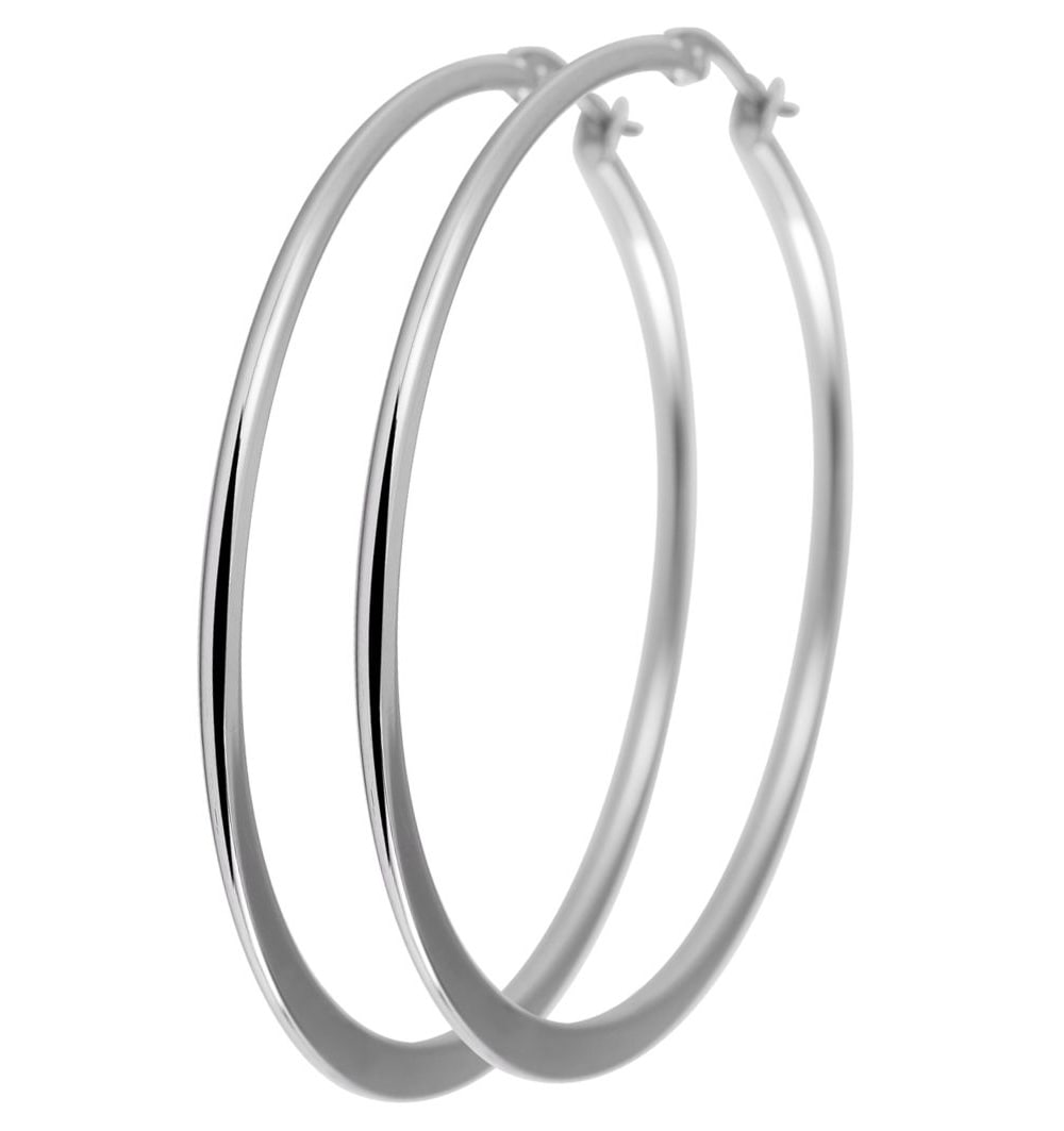 Adelia´s Paar Creolen "Ohrringe – Creole aus Edelstahl" Ideal als Geschenk zum Geburtstag