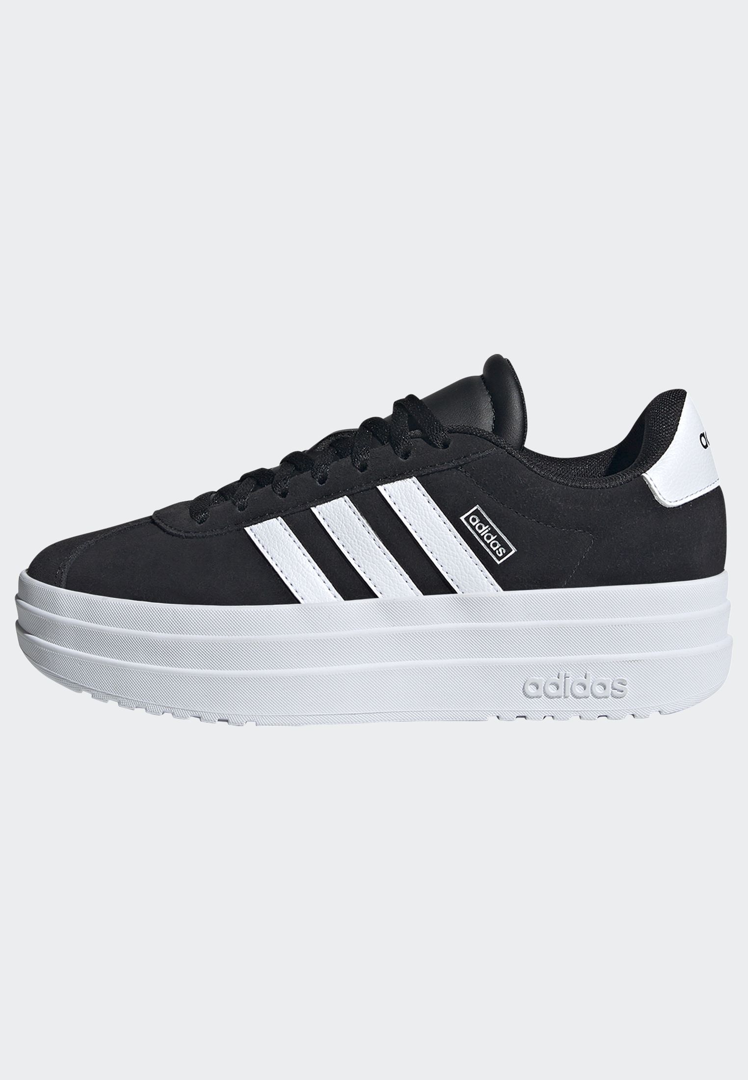 adidas Sportswear Plateausneaker »VL COURT BOLD LIFESTYLE KIDS«, Design auf den Spuren des adidas Gazelle Bold