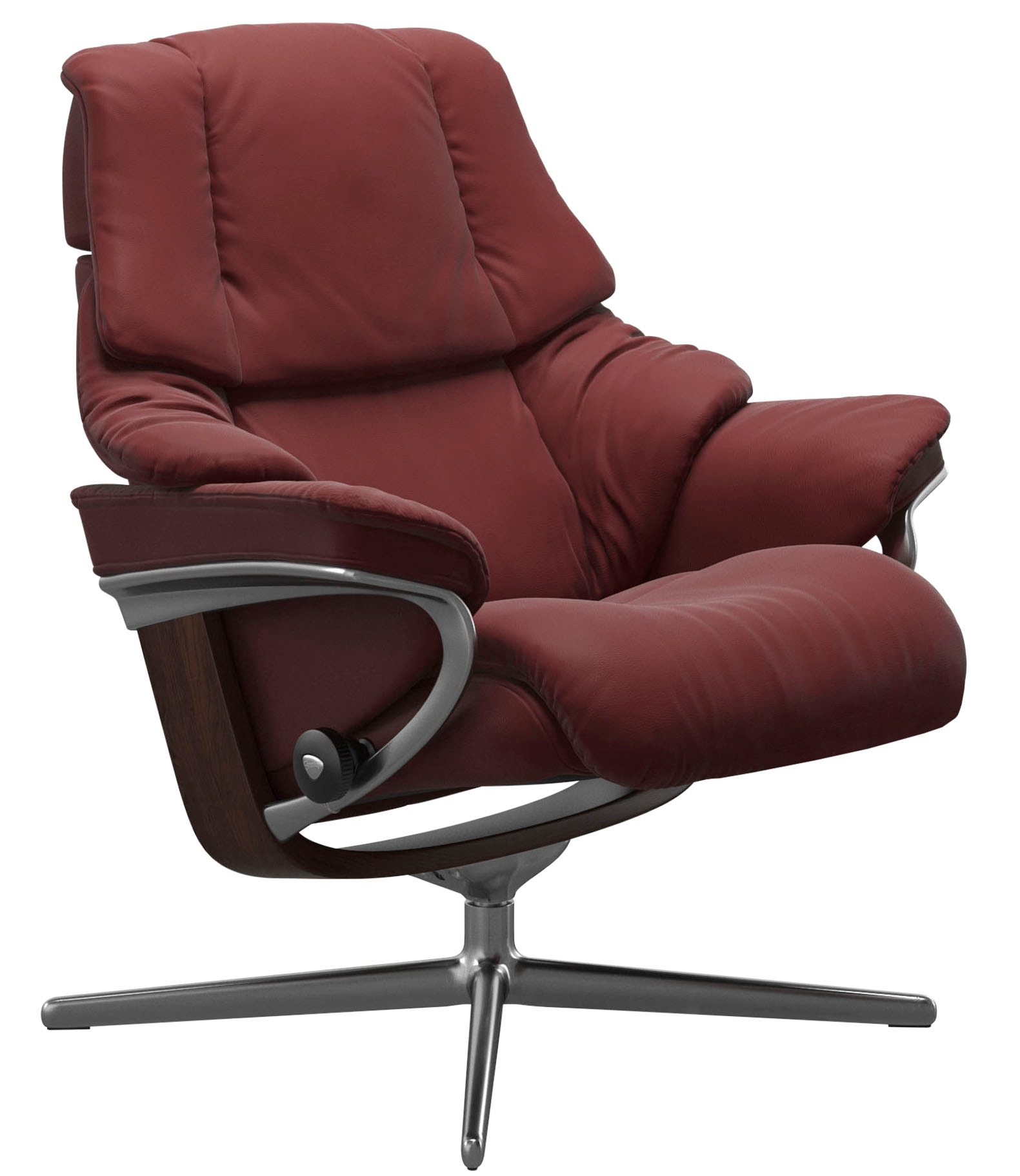 Stressless® Relaxsessel »Reno«, mit Cross Base, Größe S, M & L, Holzakzent Braun