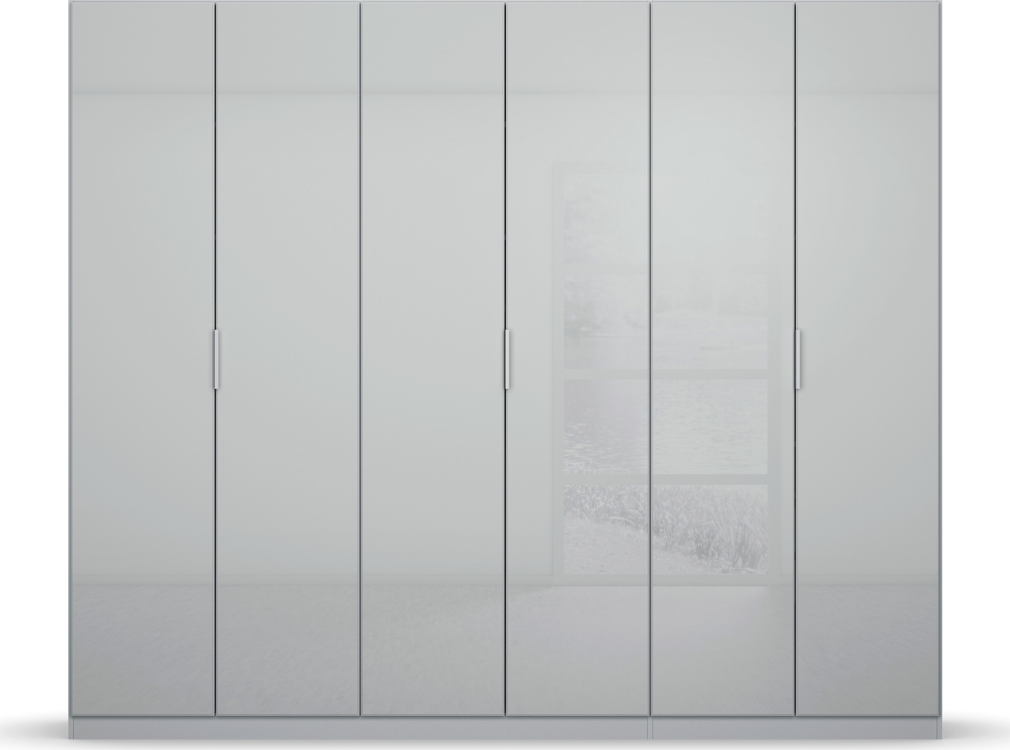 rauch Drehtürenschrank »Kleiderschrank Schrank Garderobe KOLUNA mit hochwertiger Glasfront«, inkl. 2 Innenschubladen sowie extra Einlegeböden MADE IN GERMANY