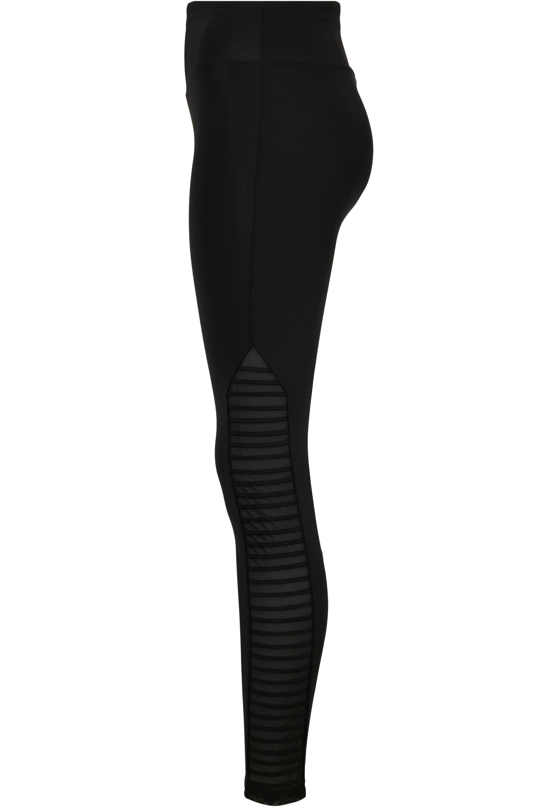 URBAN CLASSICS Leggings »Urban Classics Damen Ladies Highwaist Biker Tech Mesh Leggings«, (1 tlg.)