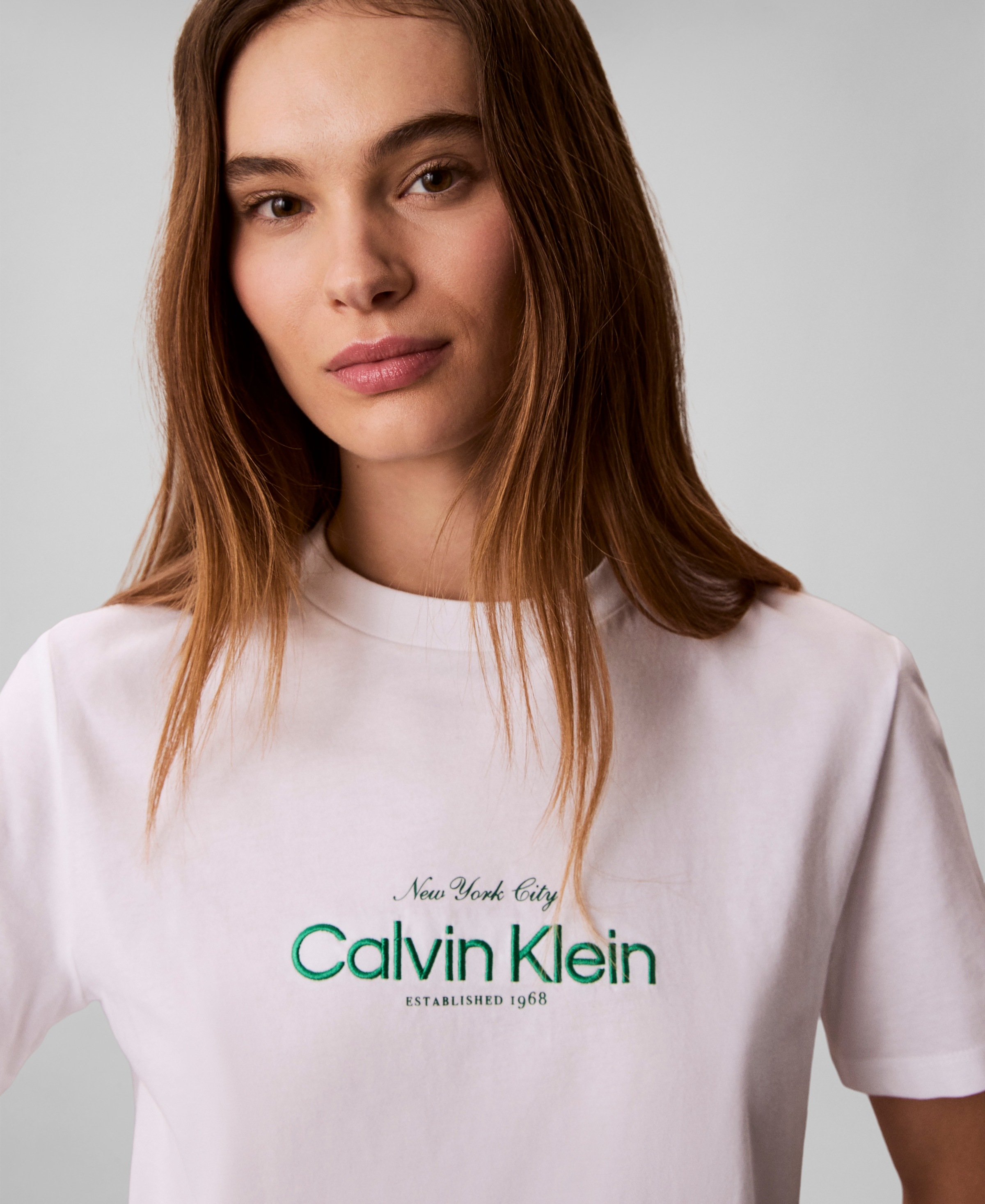 Calvin Klein T-Shirt White Size L 3