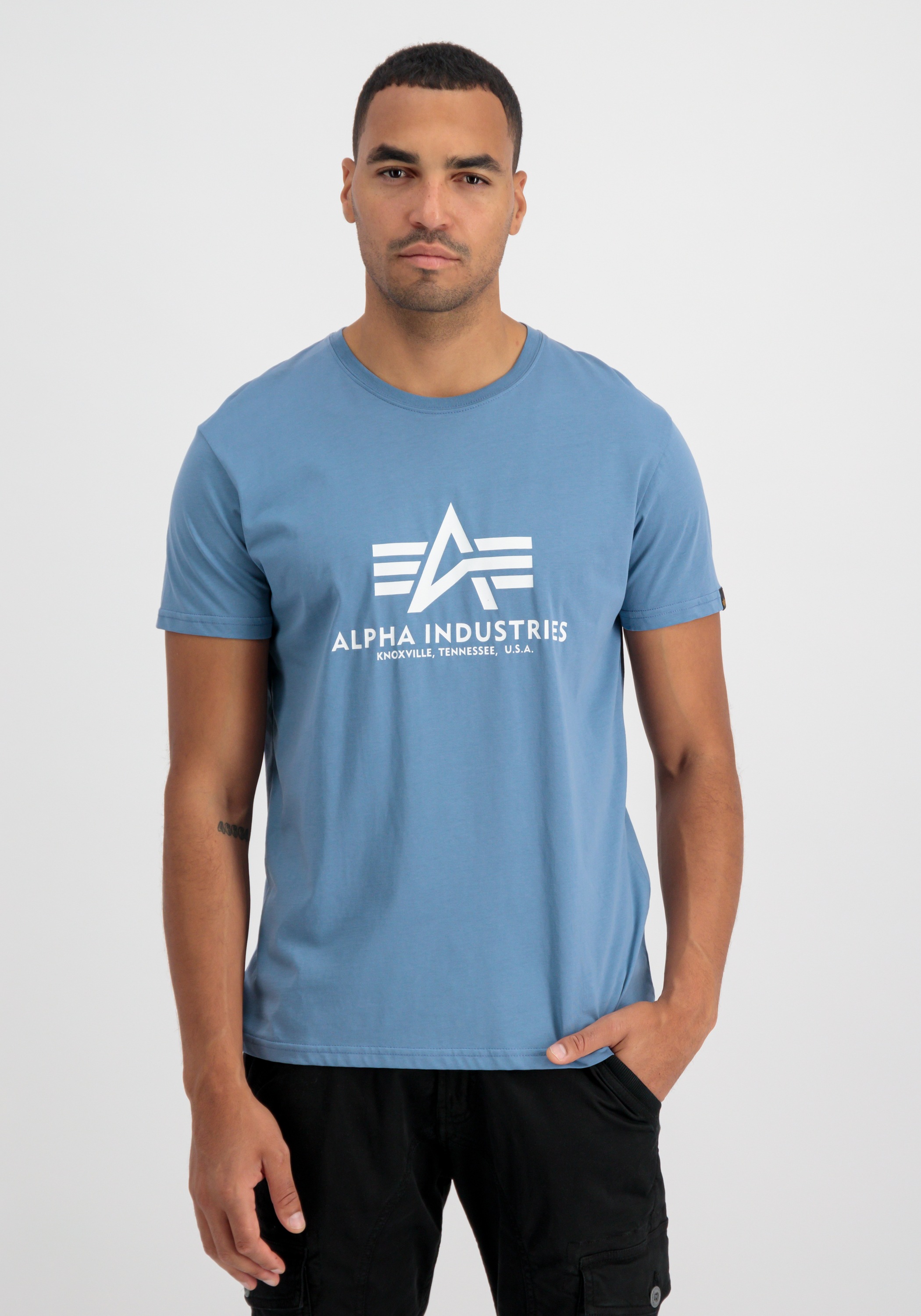 Alpha Industries T-Shirt "Alpha Industries Men - T-Shirts Basic T-Shirt BL" günstig online kaufen