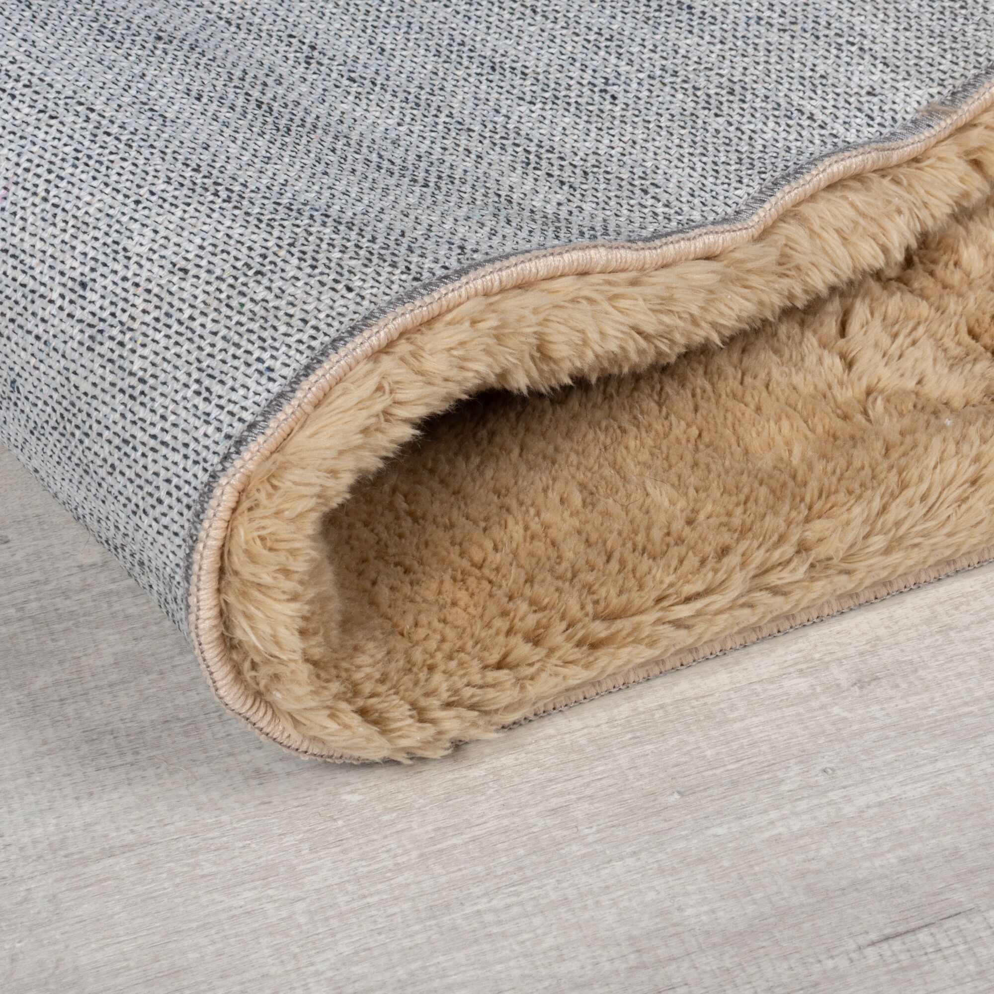 Thumbnail - FLAIR RUGS Hochflor-Teppich "Faroe Wool Look", rechteckig, 30 mm Höhe, Waschbarer Teppich aus Kunstpelz in Färöer-Wollop...
