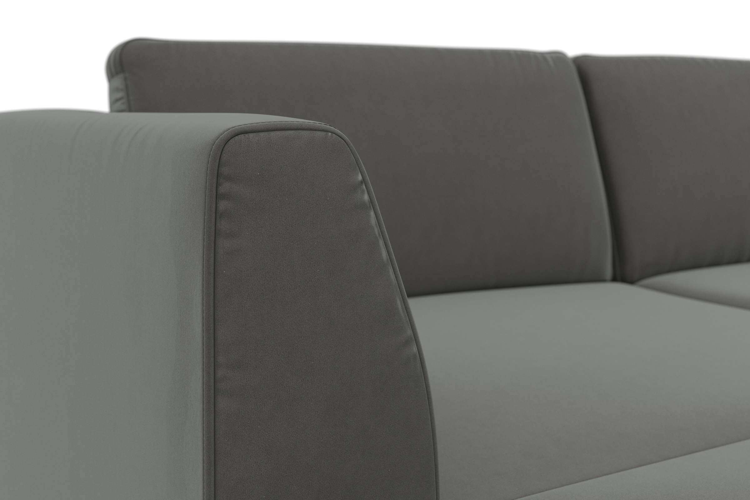 sit&more Wohnlandschaft »Olsen U-Form«, inklusive Sitztiefenverstellung, wahlweise mit Bettfunktion, 15cm hoch