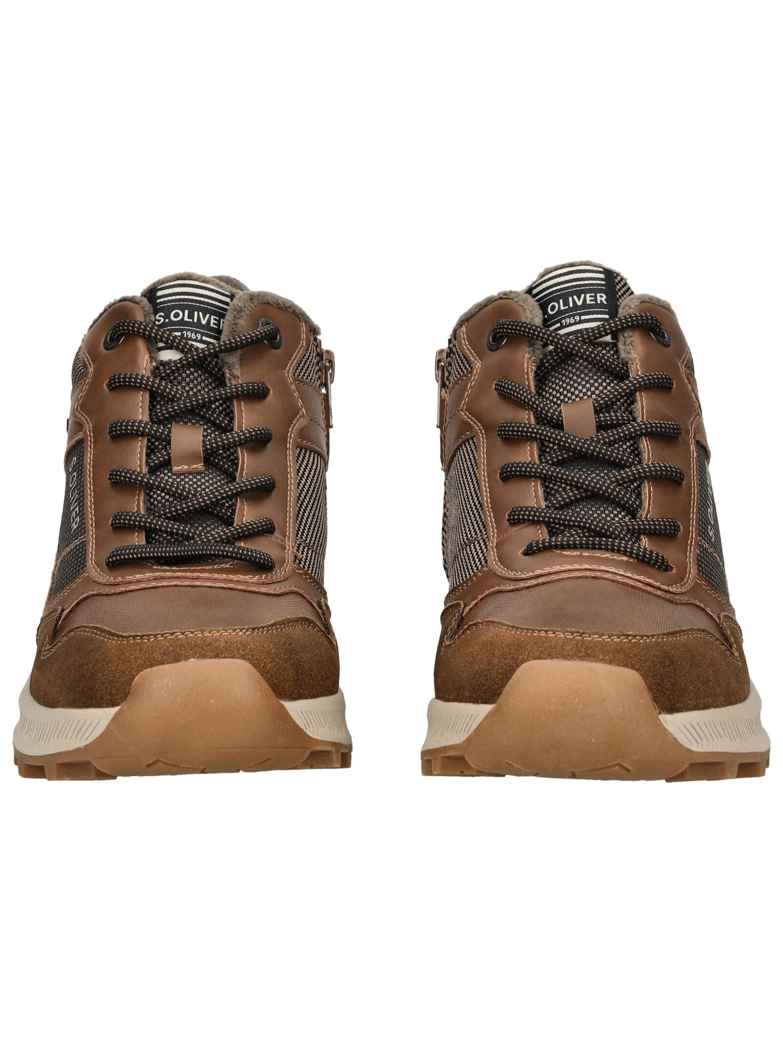 s.Oliver Schnürstiefelette »s.Oliver Stiefelette Lederimitat/Textil«