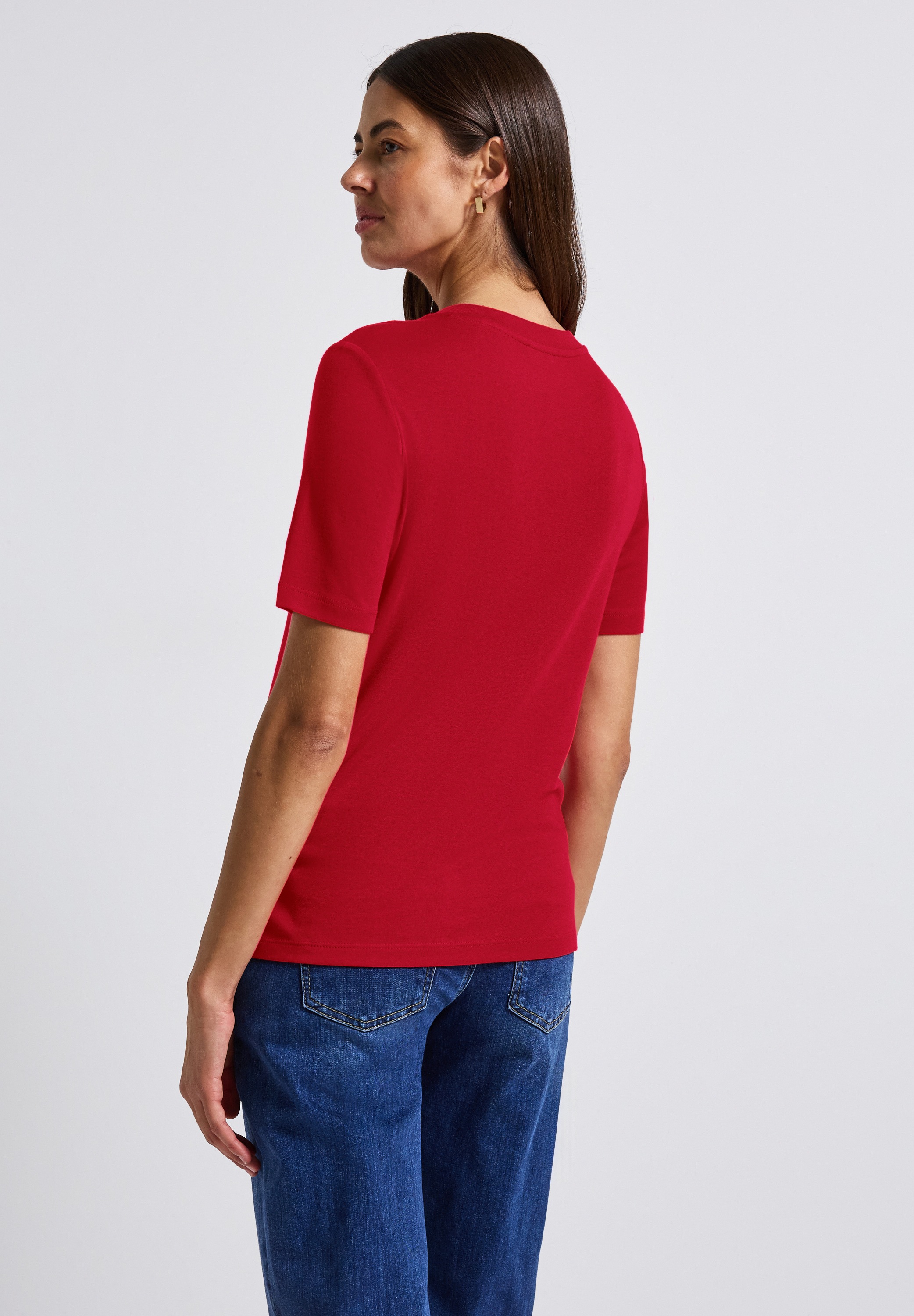 STREET ONE T-Shirt, im soften Baumwoll-Mix