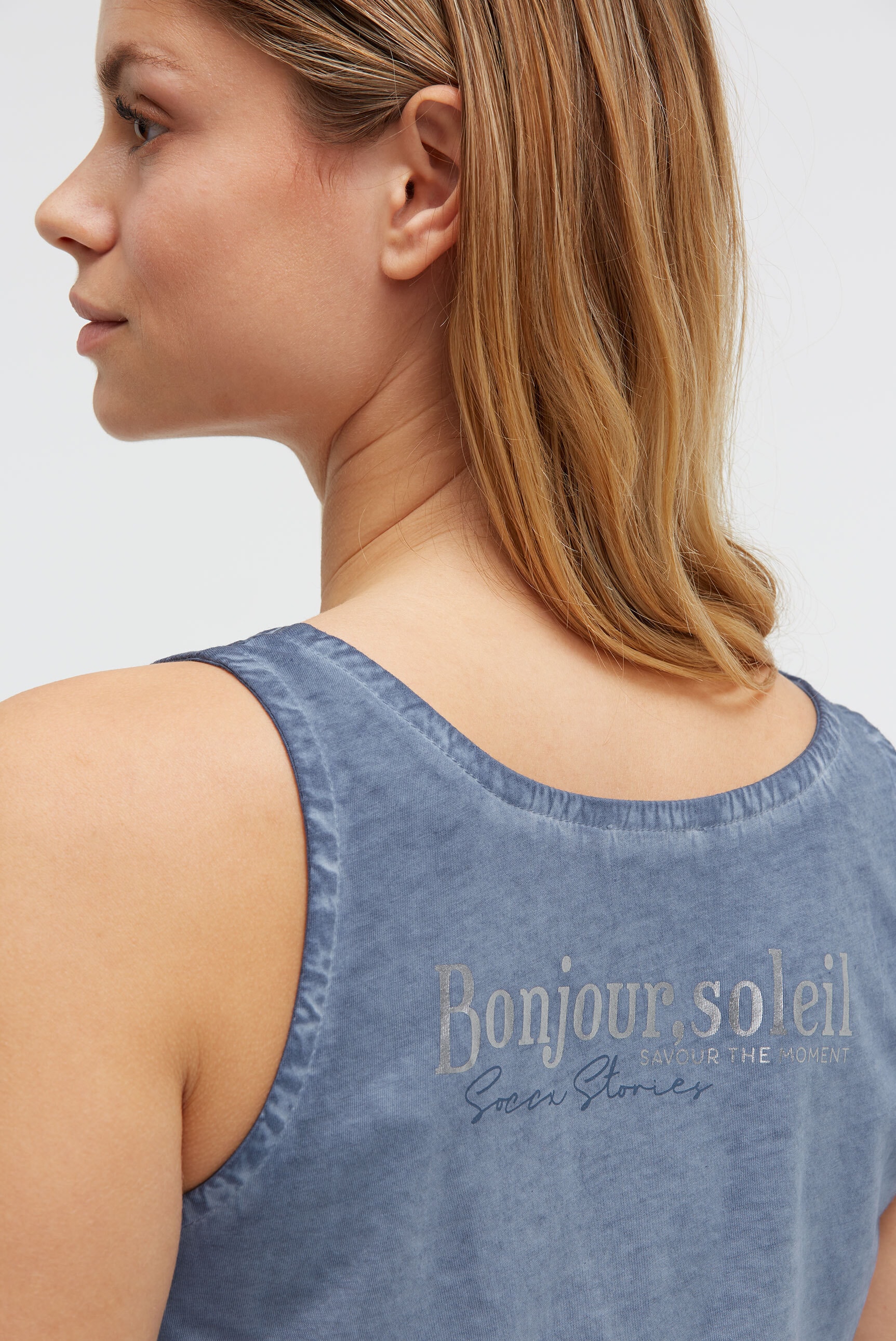 SOCCX Tanktop mit Baumwolle