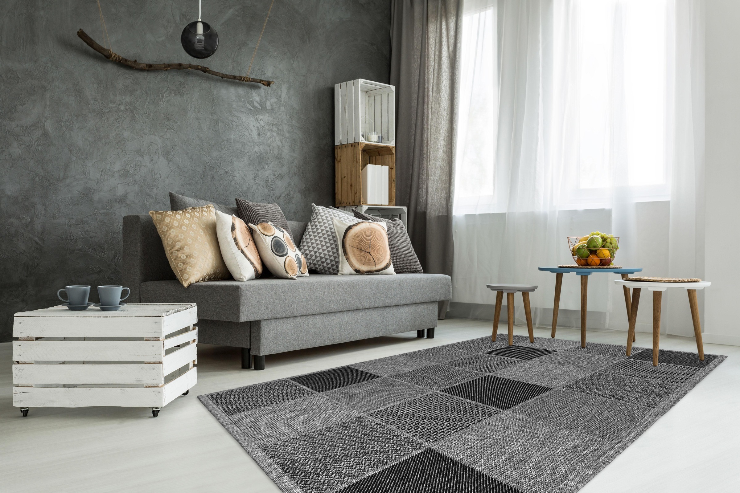 LALEE Läufer »Sunset 605«, rechteckig, 5 mm Höhe, In- und Outdoor geeignet, pflegeleicht, Wohnzimmer