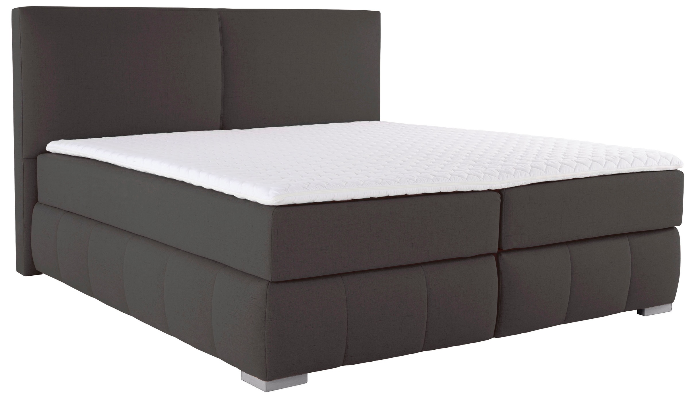 Thumbnail - Home affaire Boxspringbett "Wehma" inkl. Topper in 3 verschiedenen Matratzen, auch in Samtstoff