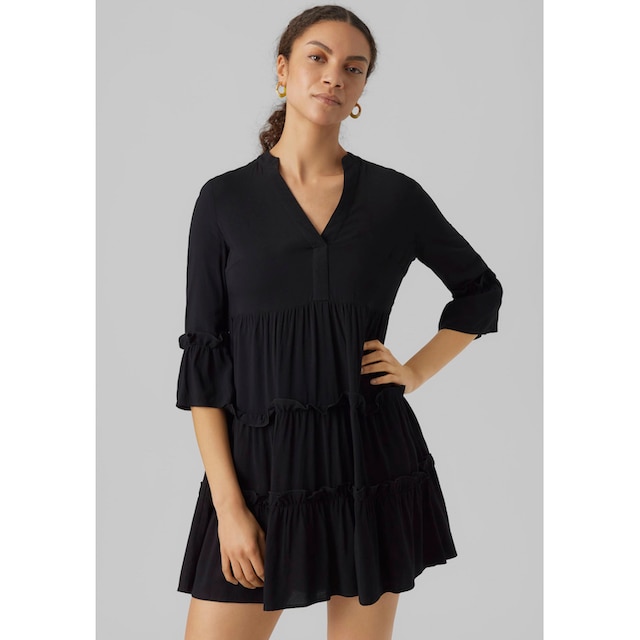 GA«, »VMEASY mit online | bestellen Vero BAUR DRESS Rüschen SHORT WVN R1 3/4 Minikleid Moda