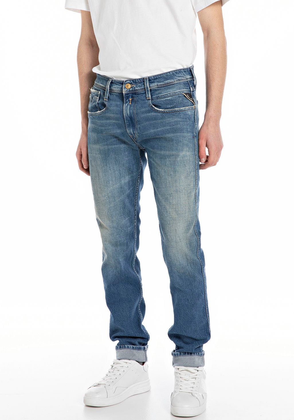 Replay Slim-fit-Jeans "ANBASS HYPERFLEX BIO" günstig online kaufen