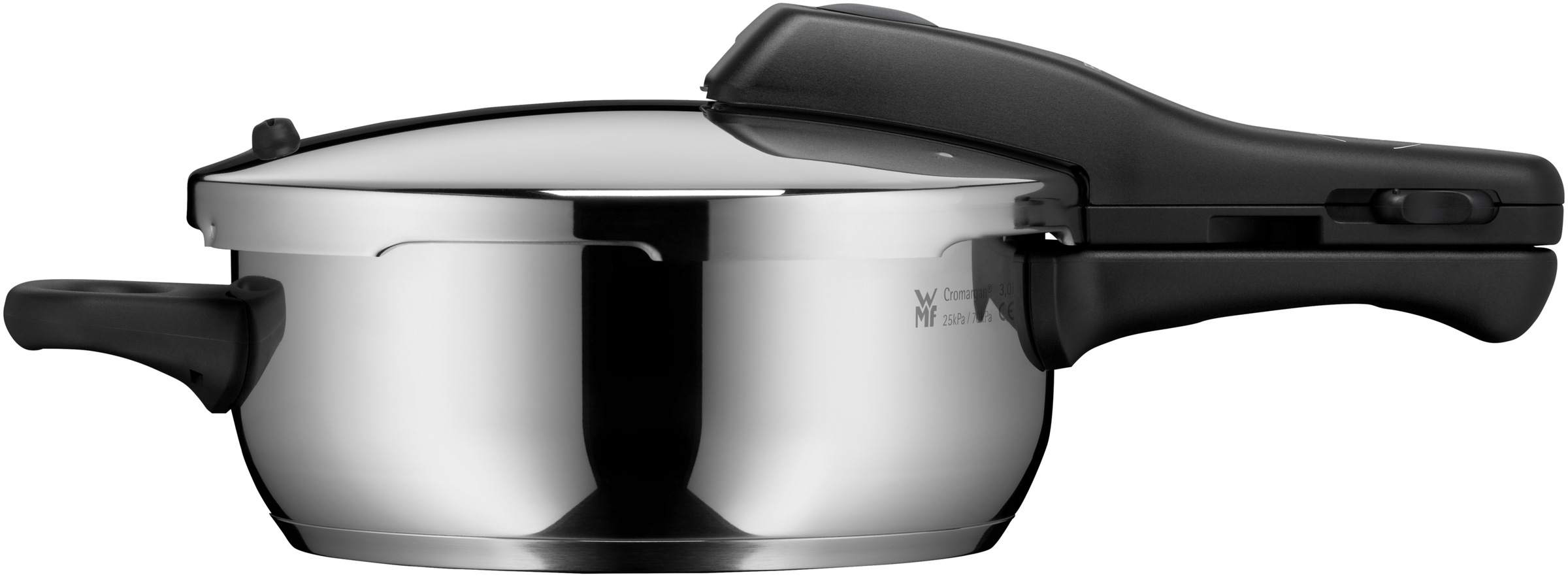 WMF 15.1200.1160 Schnellkochtopf 3 l Schwarz, Edelstahl