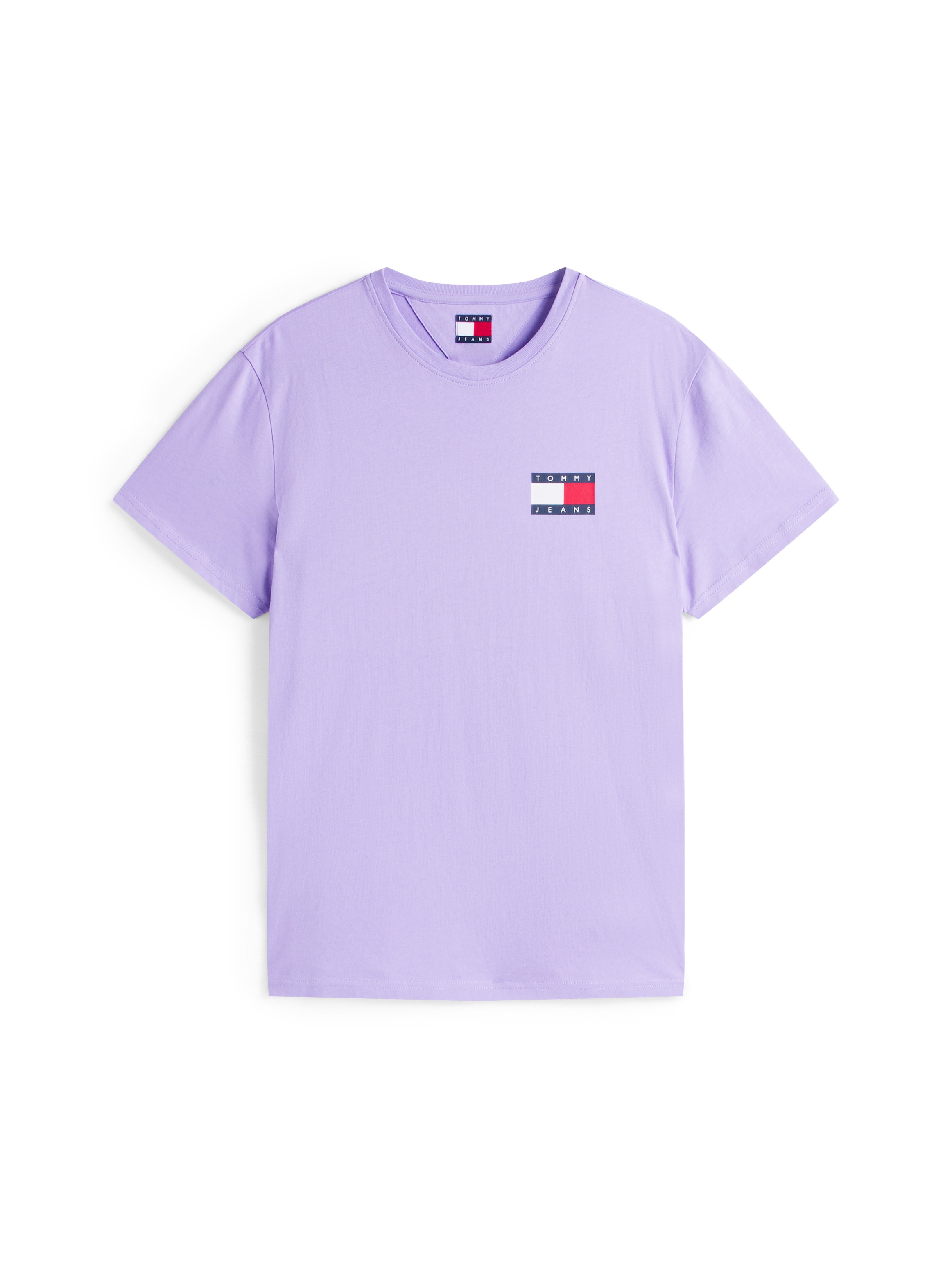Tommy Jeans T-Shirt »TJM SLIM ESSENTIAL FLAG TEE EXT«, Mit Rundhalsausschnitt
