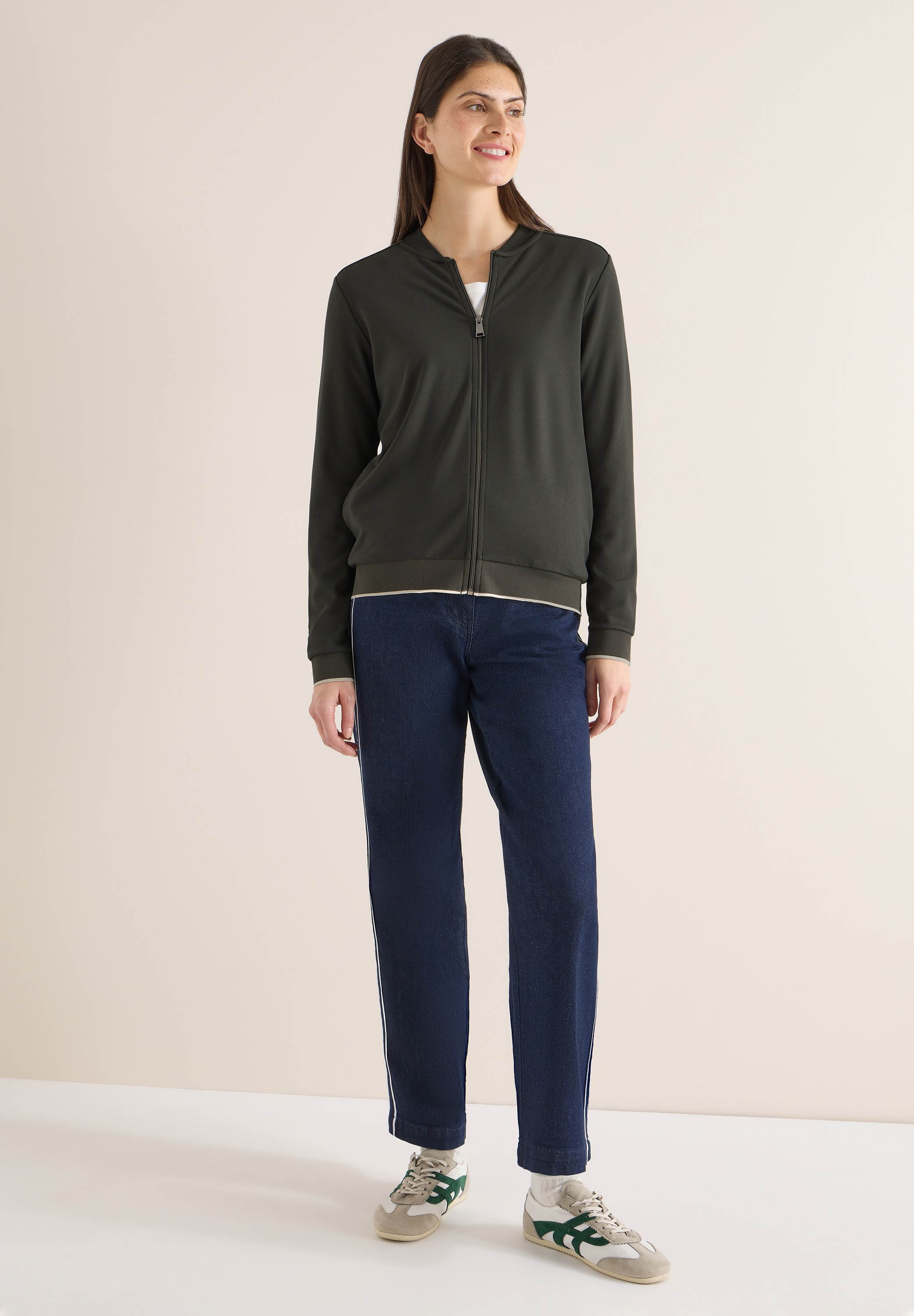 Cecil Sweatjacke Rundhalsausschnitt