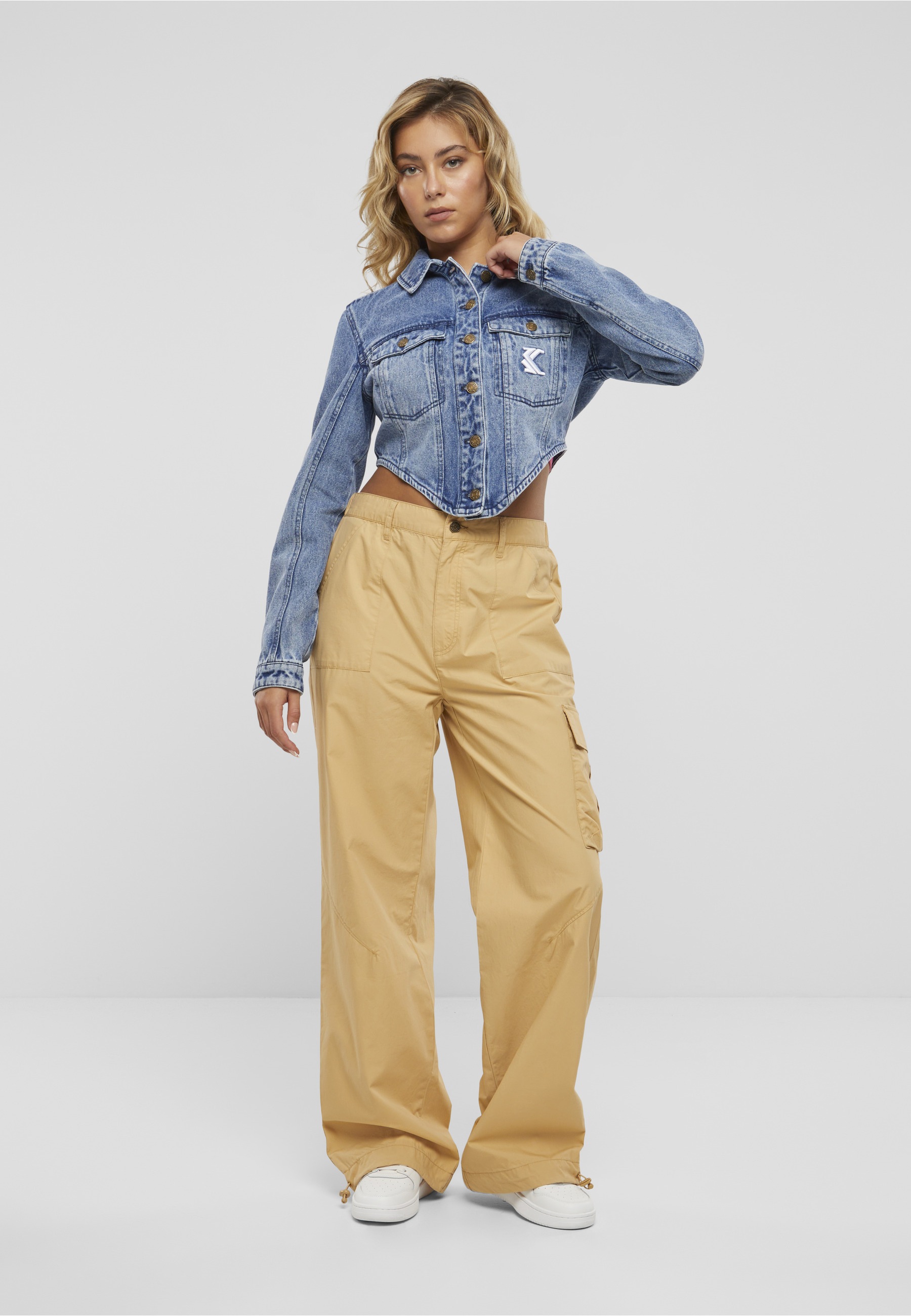 Karl Kani Jeansjacke »Karl Kani Damen« 1 Stk. tlg. ohne Kapuze