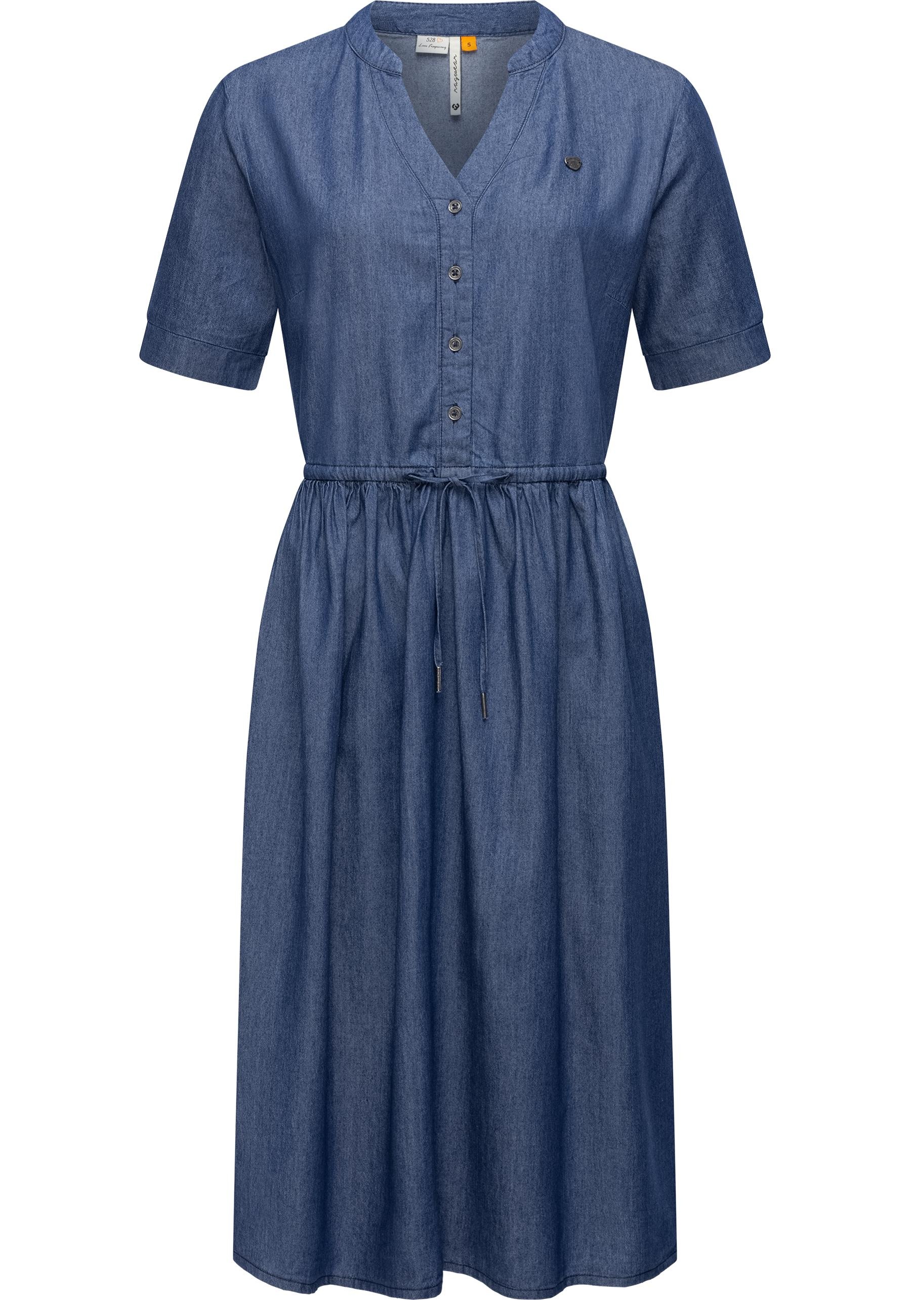 Ragwear Shirtkleid "Casarea Denim", stylisches Damen Sommerkleid mit Taille günstig online kaufen