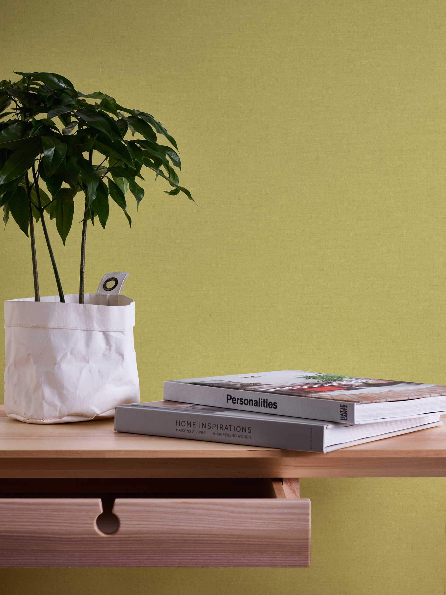 living walls Vliestapete »Botanik-Tapete Bunt Dschungel-Mustertapete« matt glatt