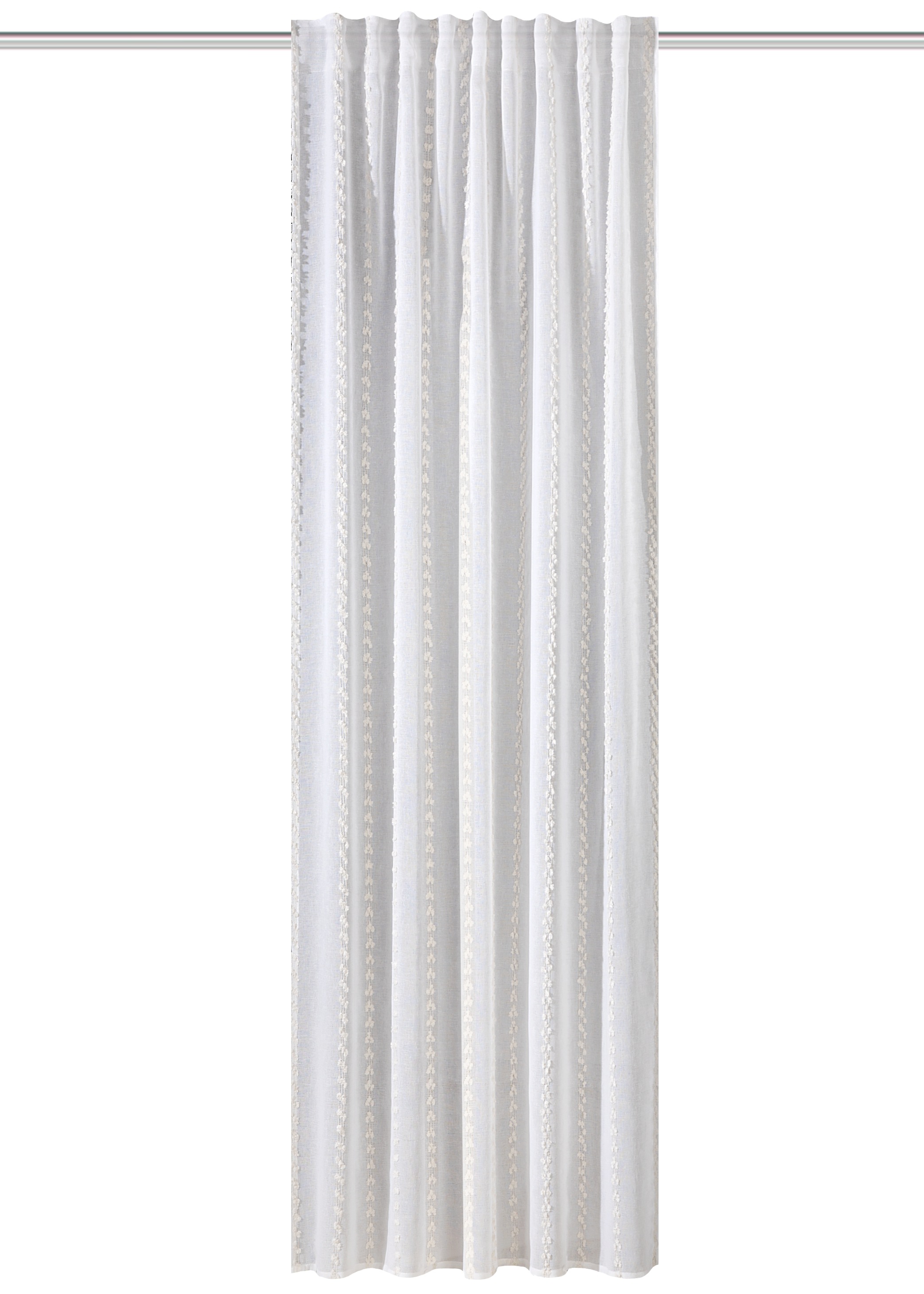 HOME WOHNIDEEN Gardine "NIKA" Multifunktionsband 1 Stk. tlg. Kombibandschal günstig online kaufen