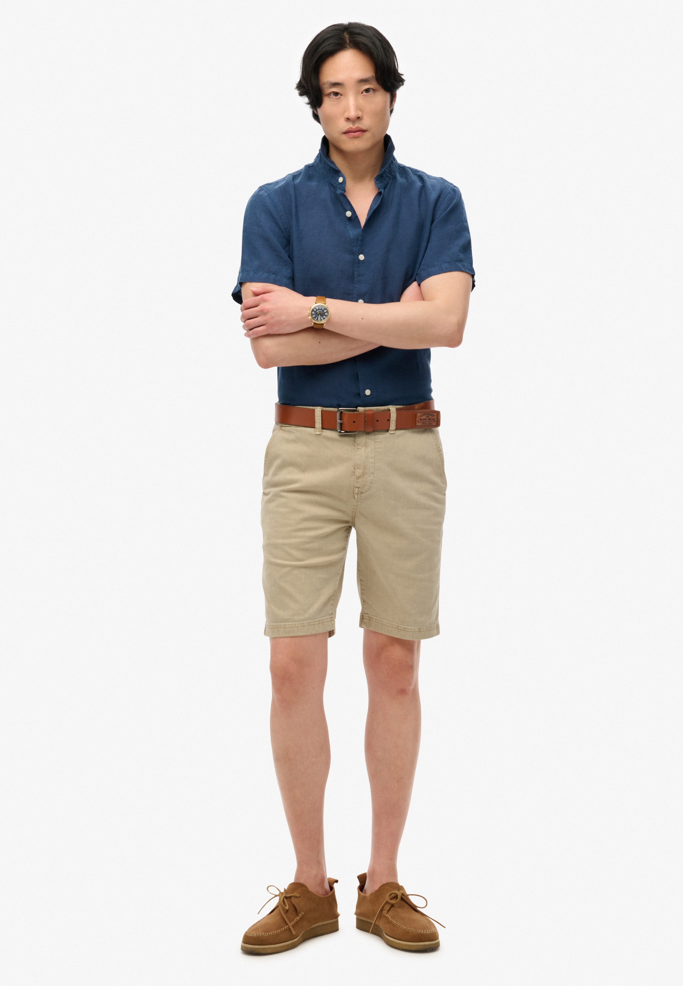 Superdry Kurzarmhemd »VACATION LINEN S/S SHIRT«