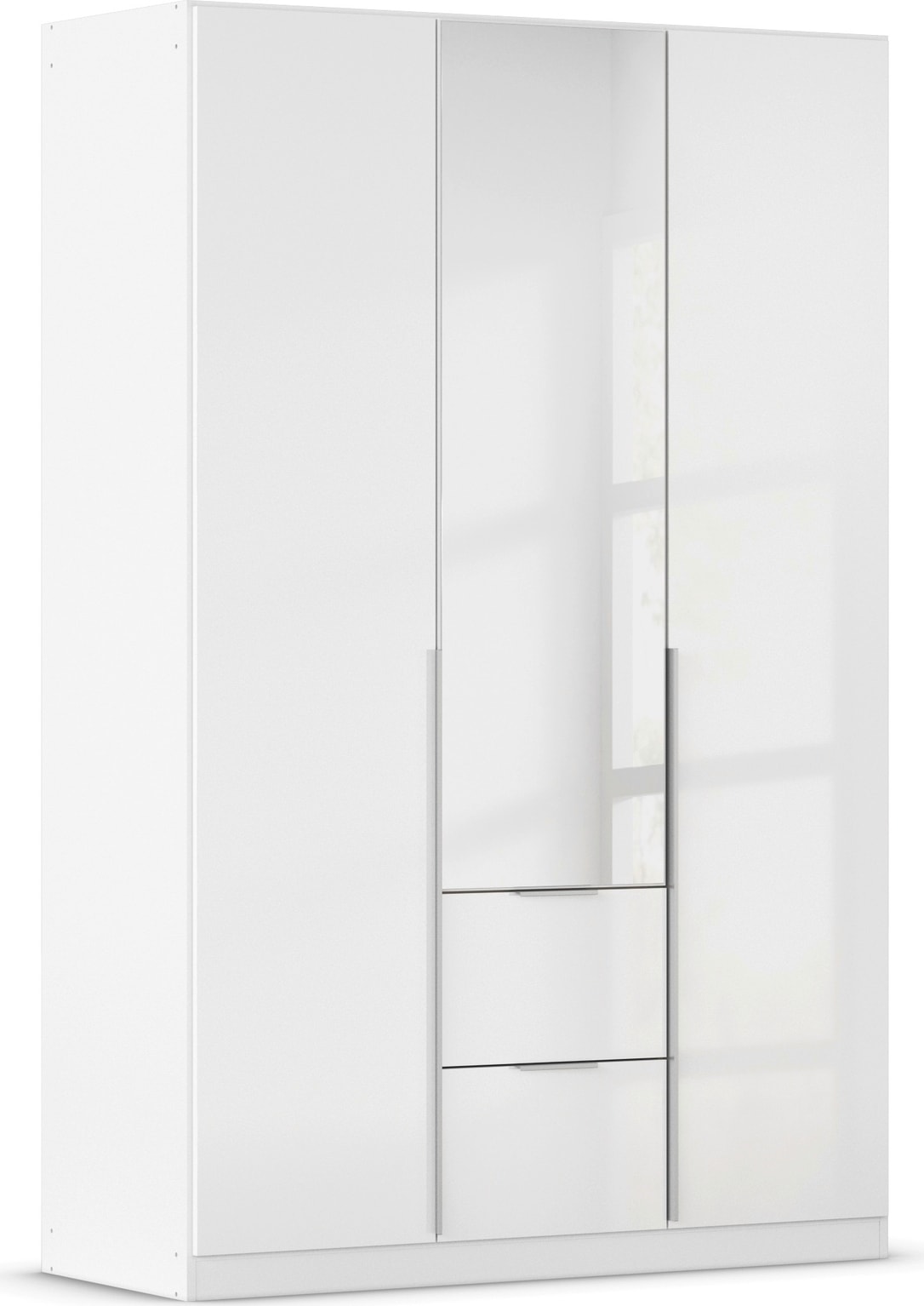 OTTO home Drehtürenschrank "Kleiderschrank Schrank Garderobe AGORDO mit Dekor- oder Hochglanzfront" in zwei Griff-Farben, Breiten 91-360 cm, mit Außenschubkästen, in 7 Breiten und 2 Höhen MADE IN GERMANY