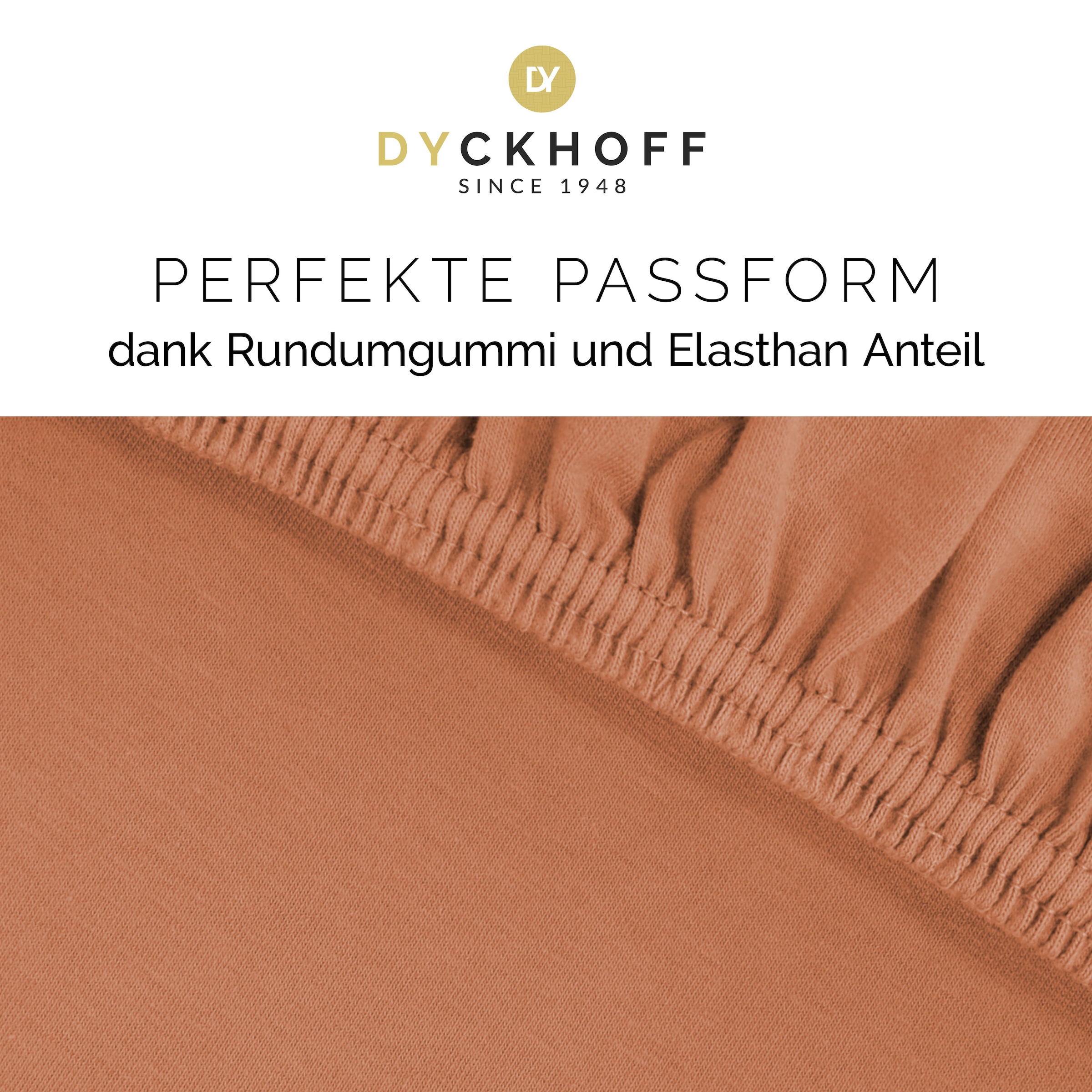 Dyckhoff Spannbettlaken »Uni« Angenehm weich, besonders flexibel, bis 25cm Matratzenhöhe