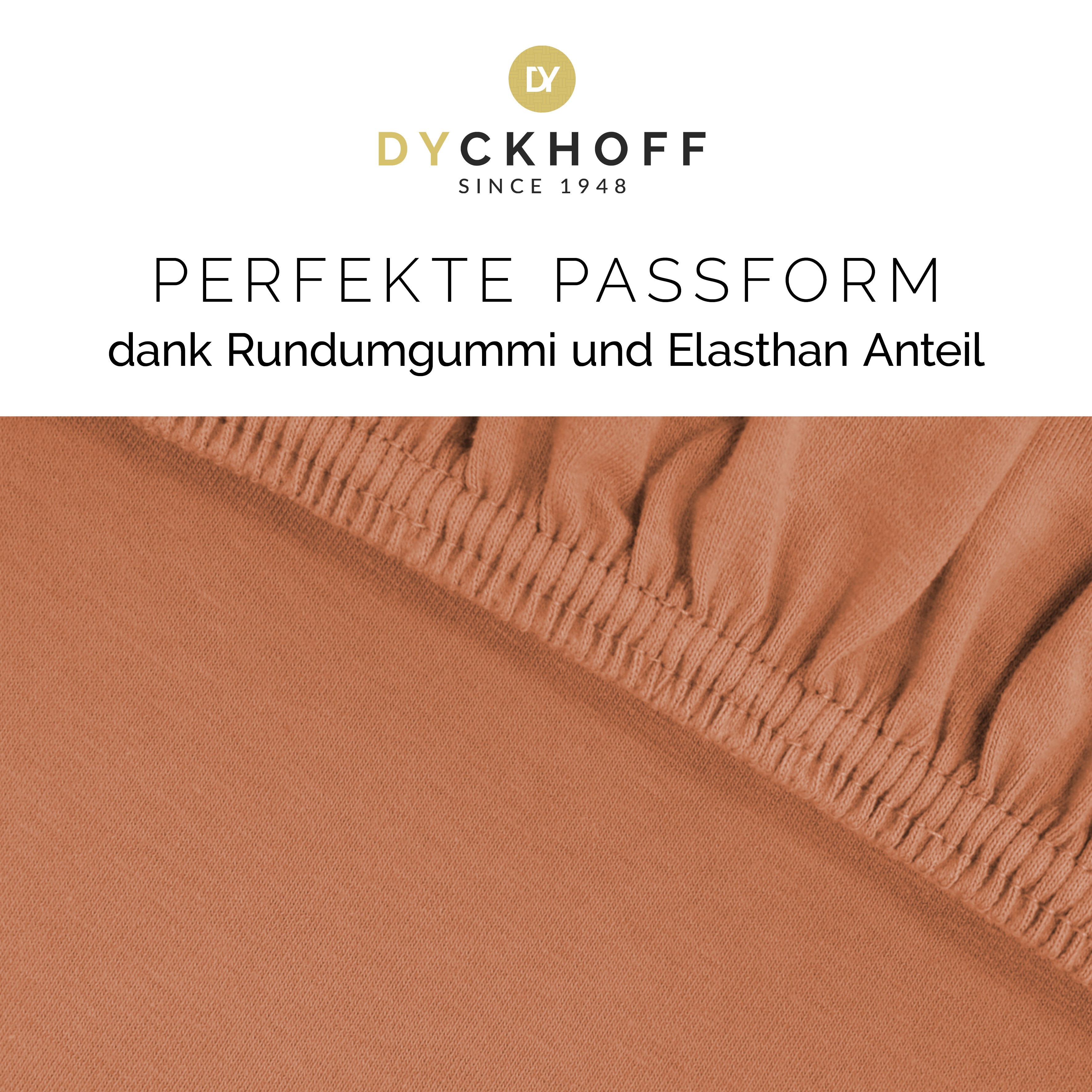 Thumbnail - Dyckhoff Spannbettlaken "Uni" Angenehm weich, besonders flexibel, bis 25cm Matratzenhöhe