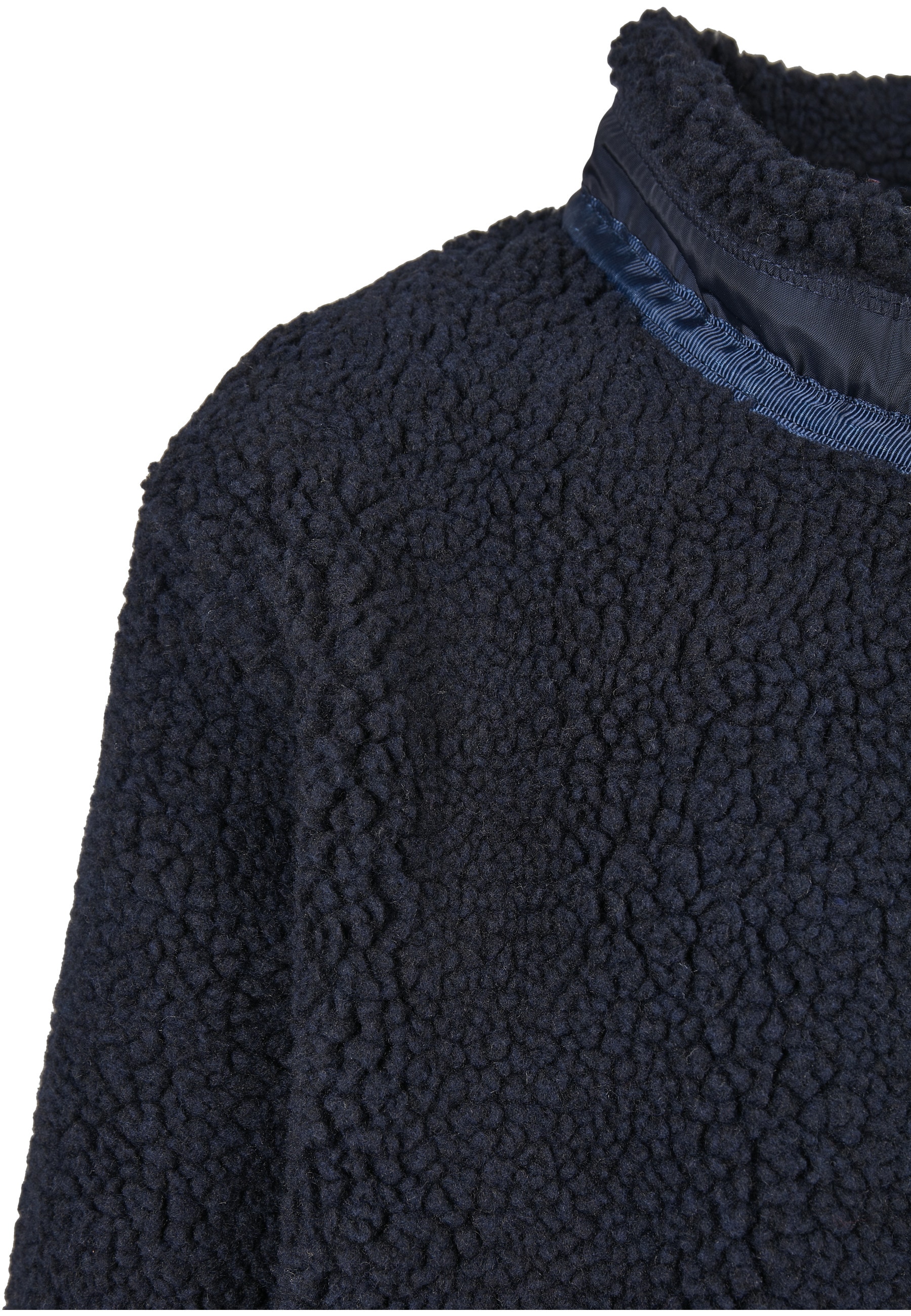 URBAN CLASSICS Winterjacke »Urban Classics Herren Boys Sherpa Jacket« 1 Stk. tlg. ohne Kapuze