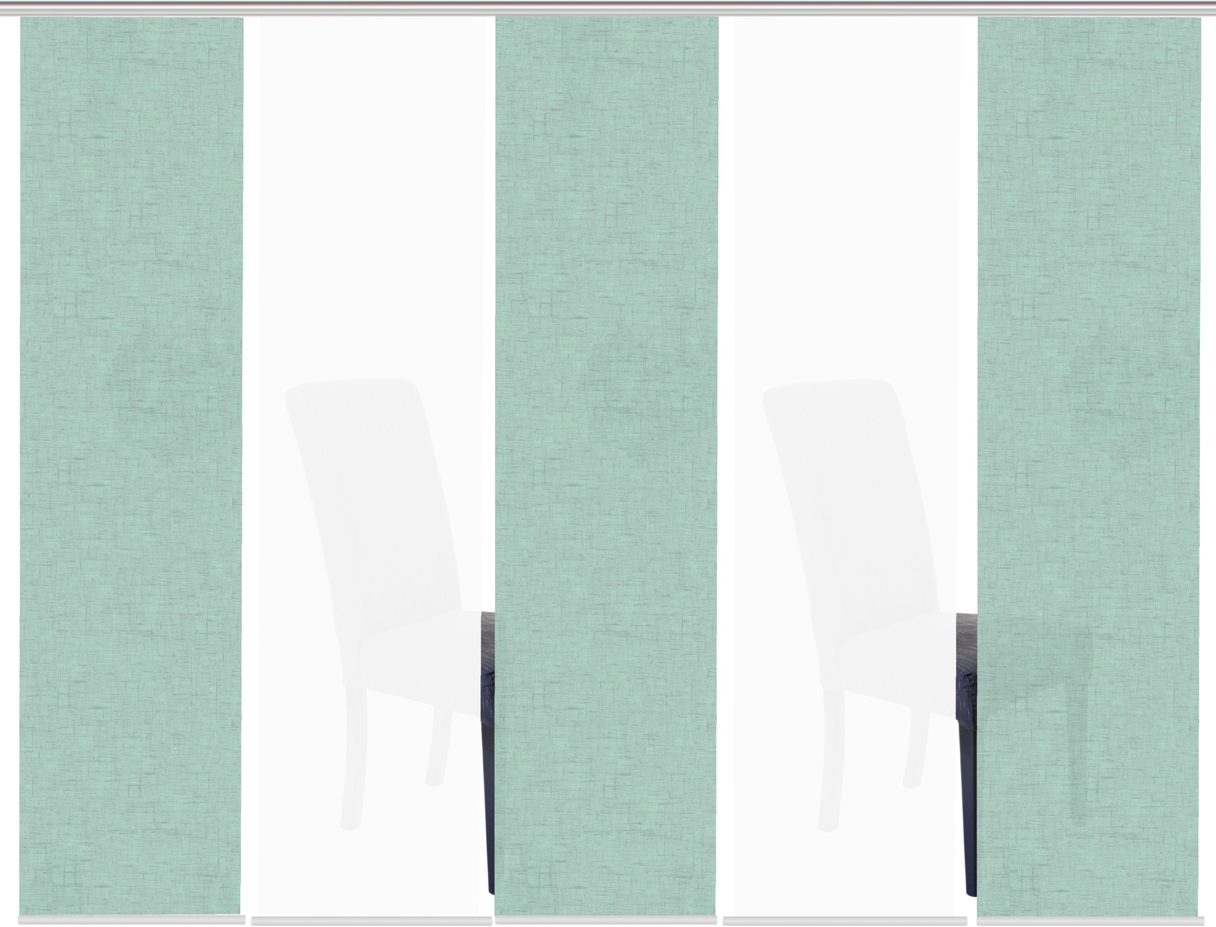 HOME WOHNIDEEN Schiebegardine "PIVE 5er SET" Paneelwagen 5 Stk. tlg. Schieb günstig online kaufen