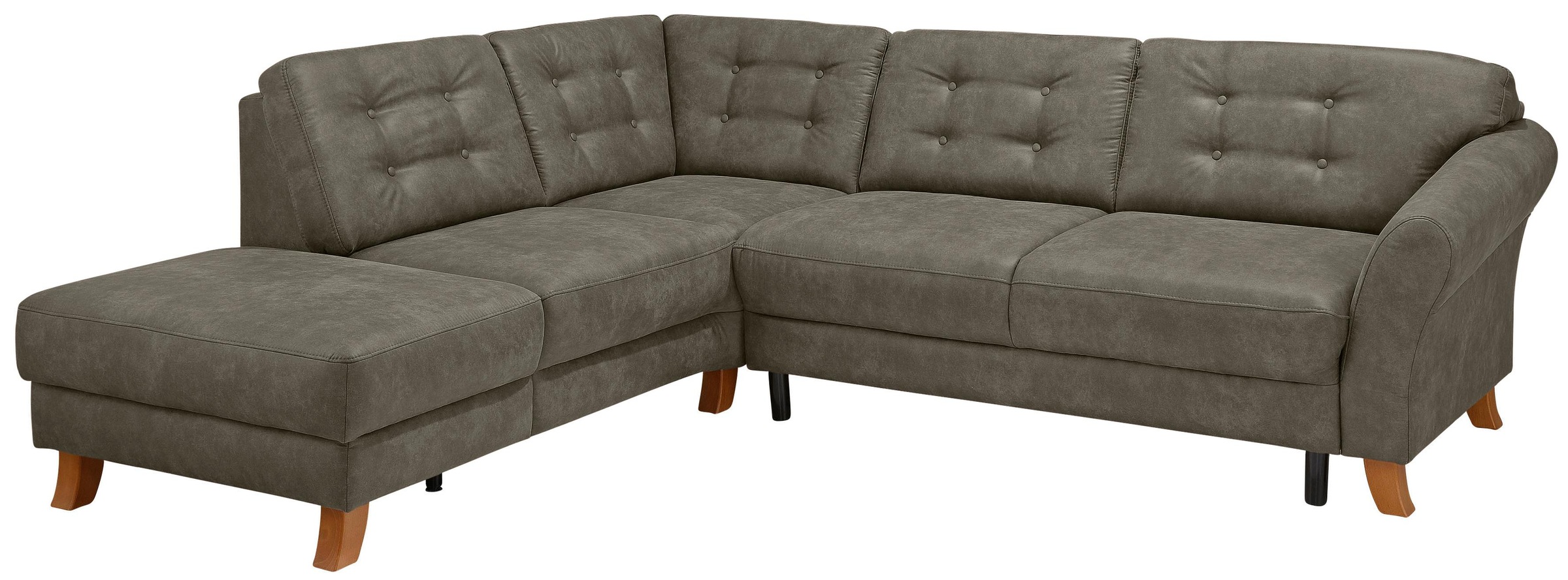 Home affaire Ecksofa »Trondheim L-Form«, mit Federkern