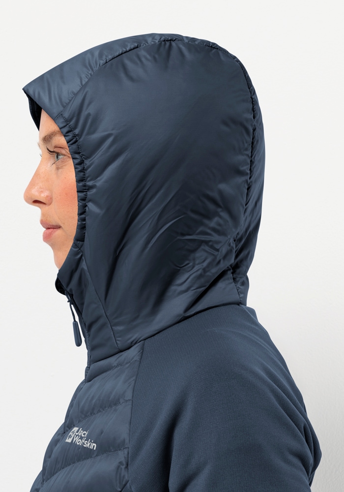 Jack Wolfskin Hybridjacke »ROUTEBURN PRO HYBRID W«, mit Kapuze