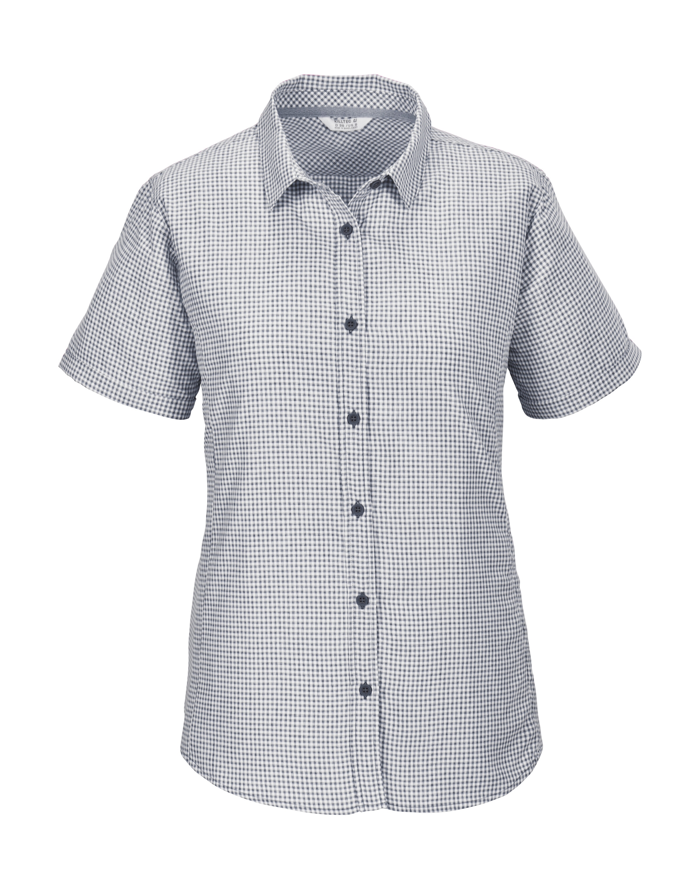Killtec Funktionshemd "KOS 368 WMN WVN SHRT" Karierte, wasserabweisende, at günstig online kaufen