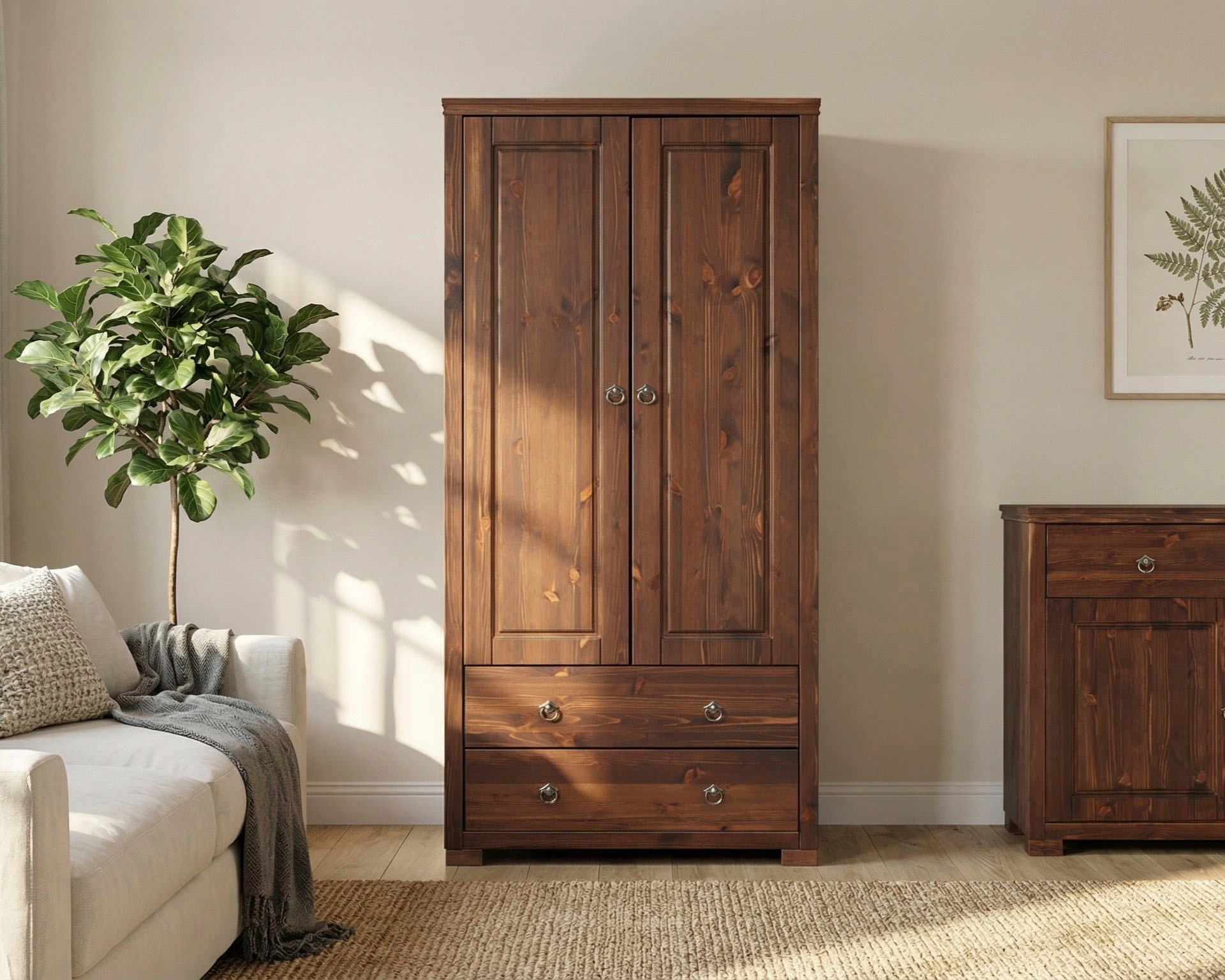 OTTO home Kleiderschrank "Gotland; Wäscheschrank, Mehrzweckschrank mit Schu günstig online kaufen