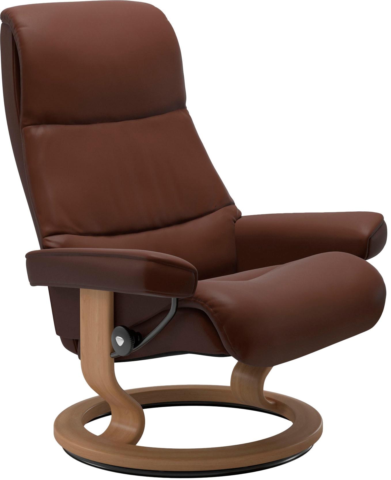 Stressless Relaxsessel "View" mit Classic Base, Größe M,Gestell Eiche