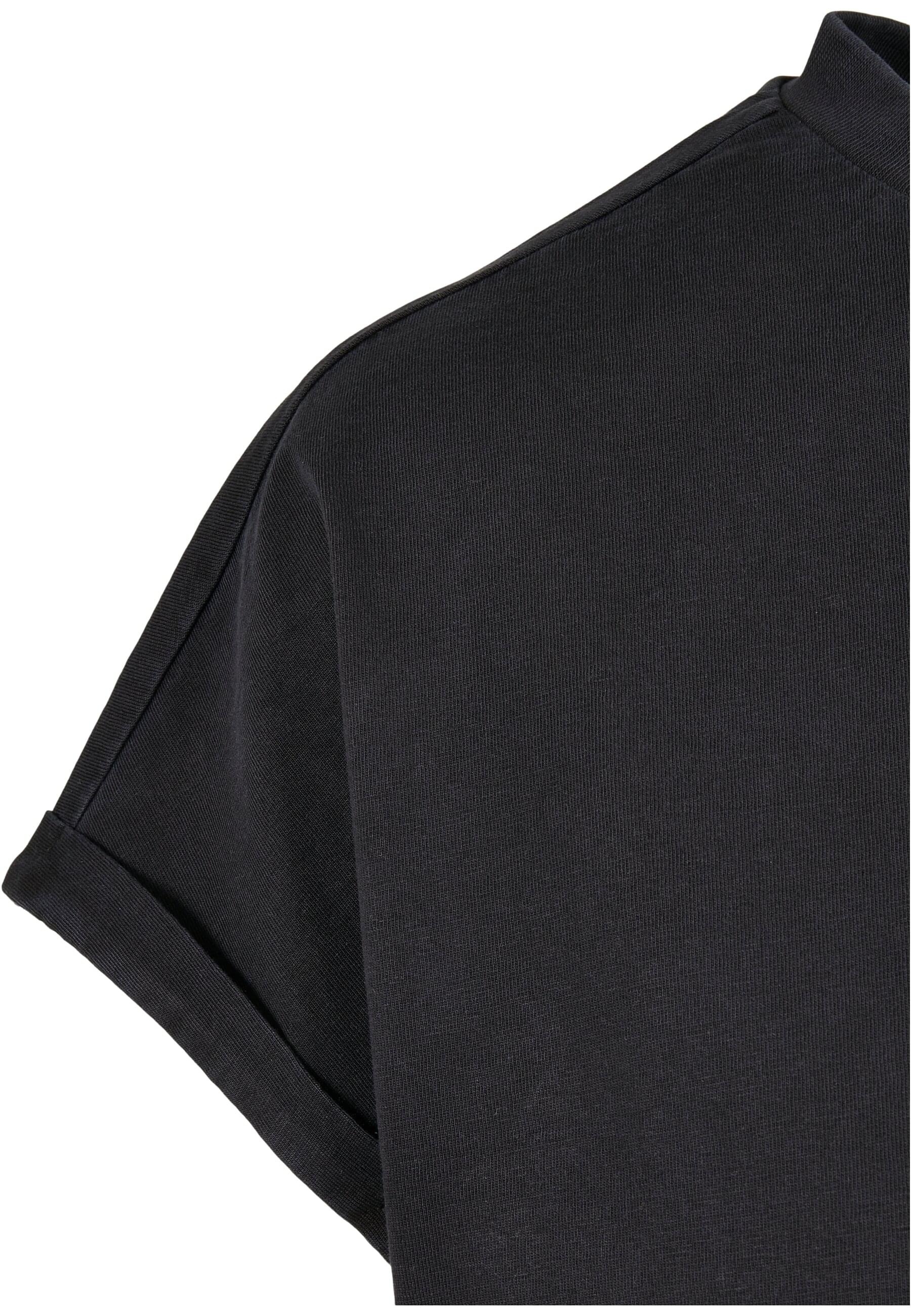 URBAN CLASSICS T-Shirt »Urban Classics Damen Ladies Short Pigment Dye Cut On Sleeve Tee«, (1 tlg.)