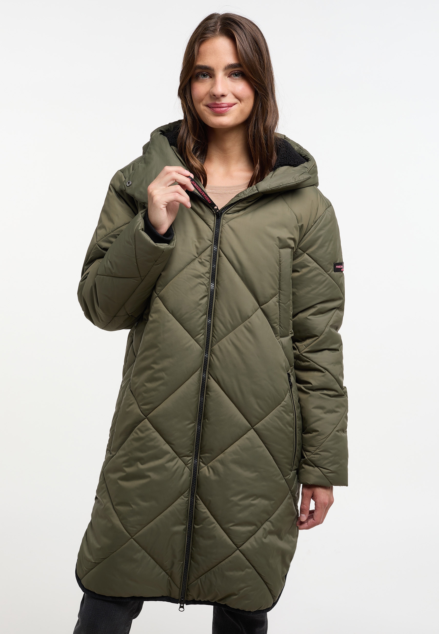 Frieda & Freddies Wintermantel "Padding Coat / Richelle", mit dezenten Farbdetails