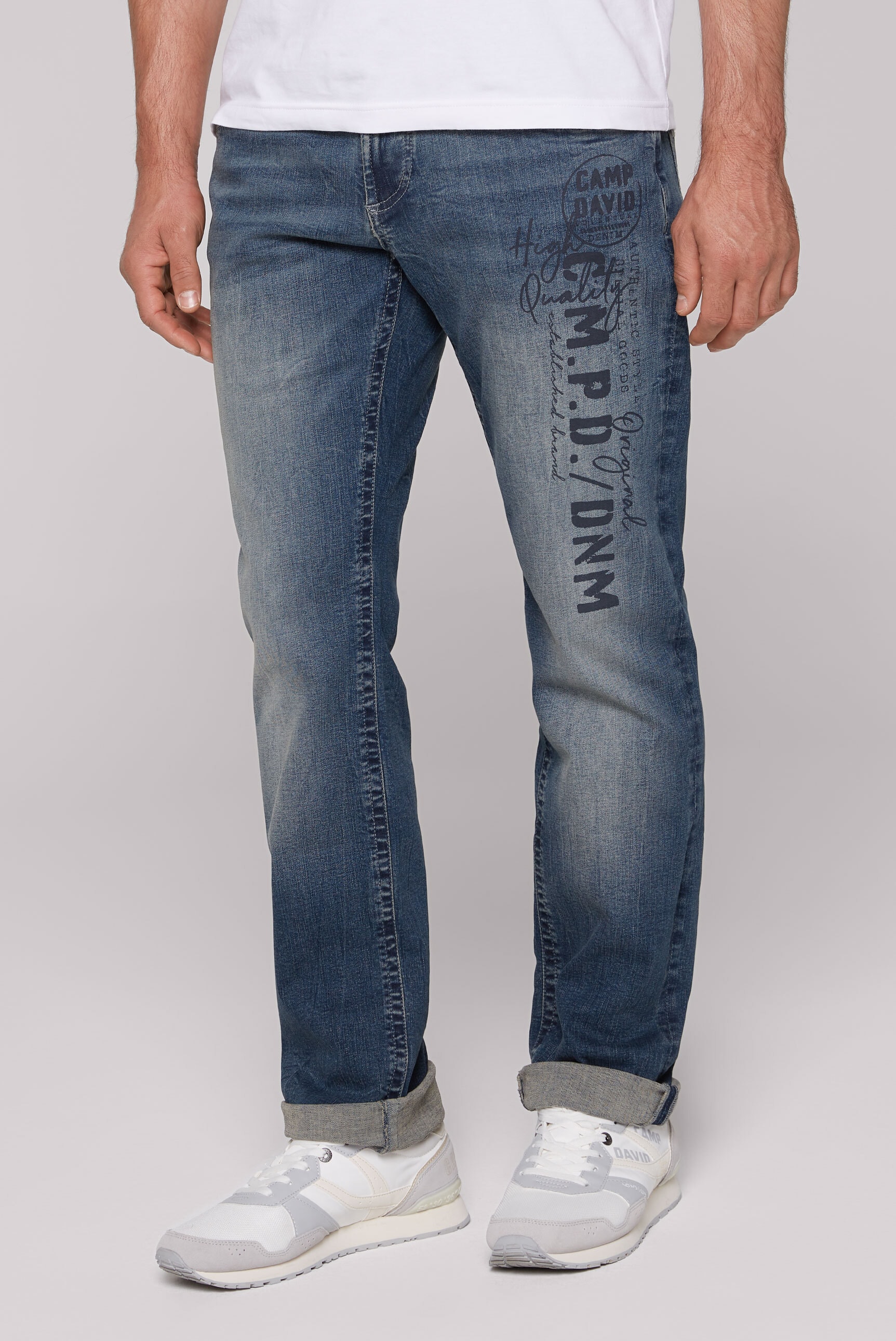 CAMP DAVID Regular-fit-Jeans, mit breiten Nähten