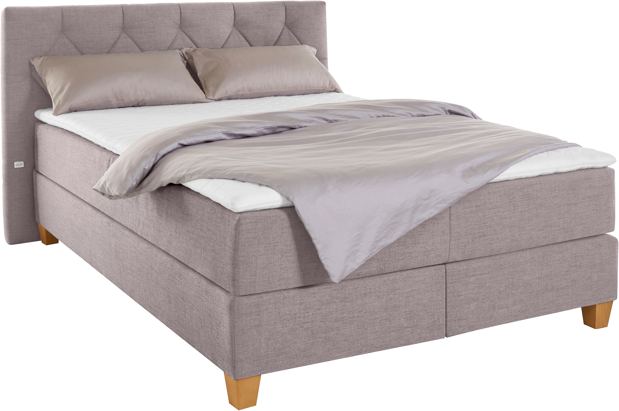 Guido Maria Kretschmer Home&Living Boxspringbett »Harmones«, in 3 Breiten, Härtegrad auch im Mix mit je 1 Matratze in H2 und H3