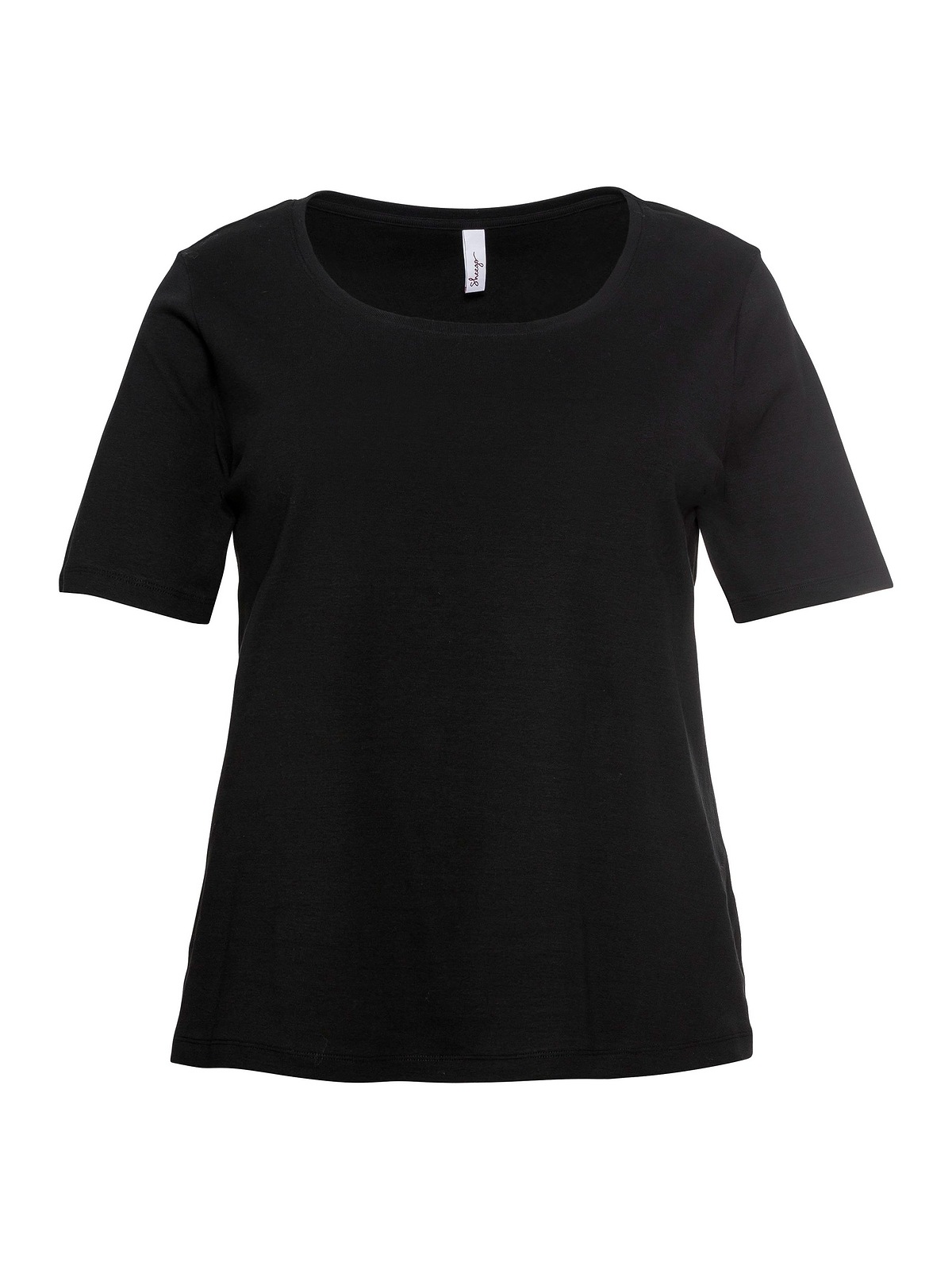 T-Shirt Baumwolle aus Sheego »Große | Größen«, BAUR reiner für bestellen
