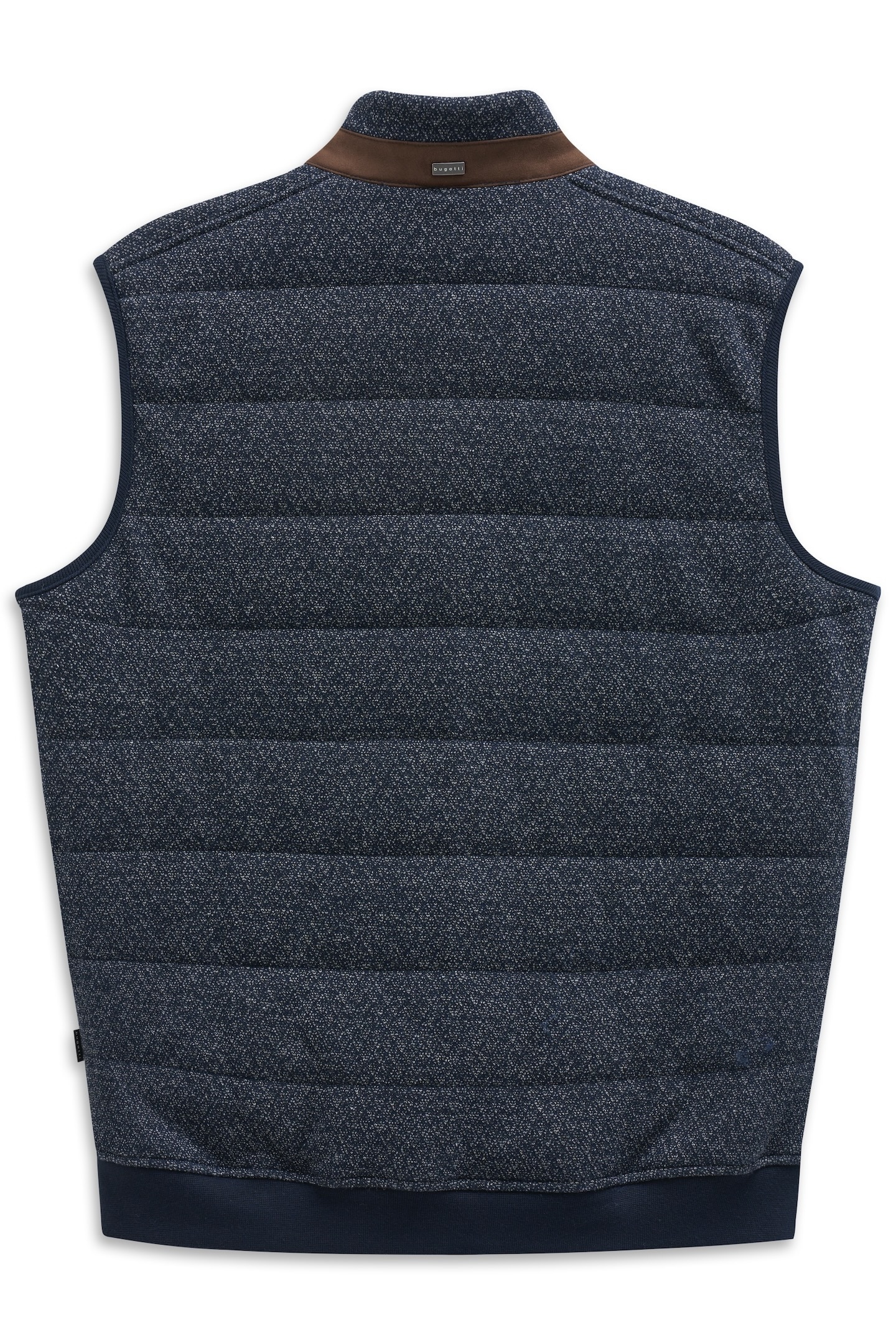 bugatti Sweatweste »Regular Fit«, mit Stehkragen und aus reine Baumwolle