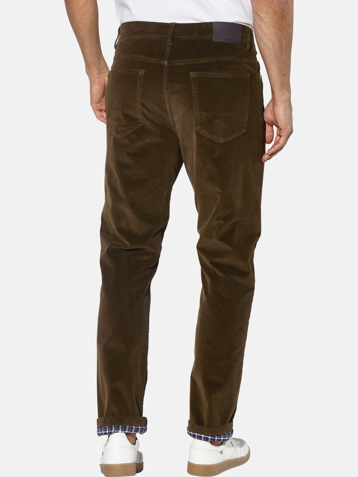 Thermohose BABISTA "Thermohose LUNUNO", Herren, Gr. 50, N-Gr, braun (cognac), Obermaterial: 98% Baumwolle CO. 2% Elasthan EL., Hosen Thermohose 3