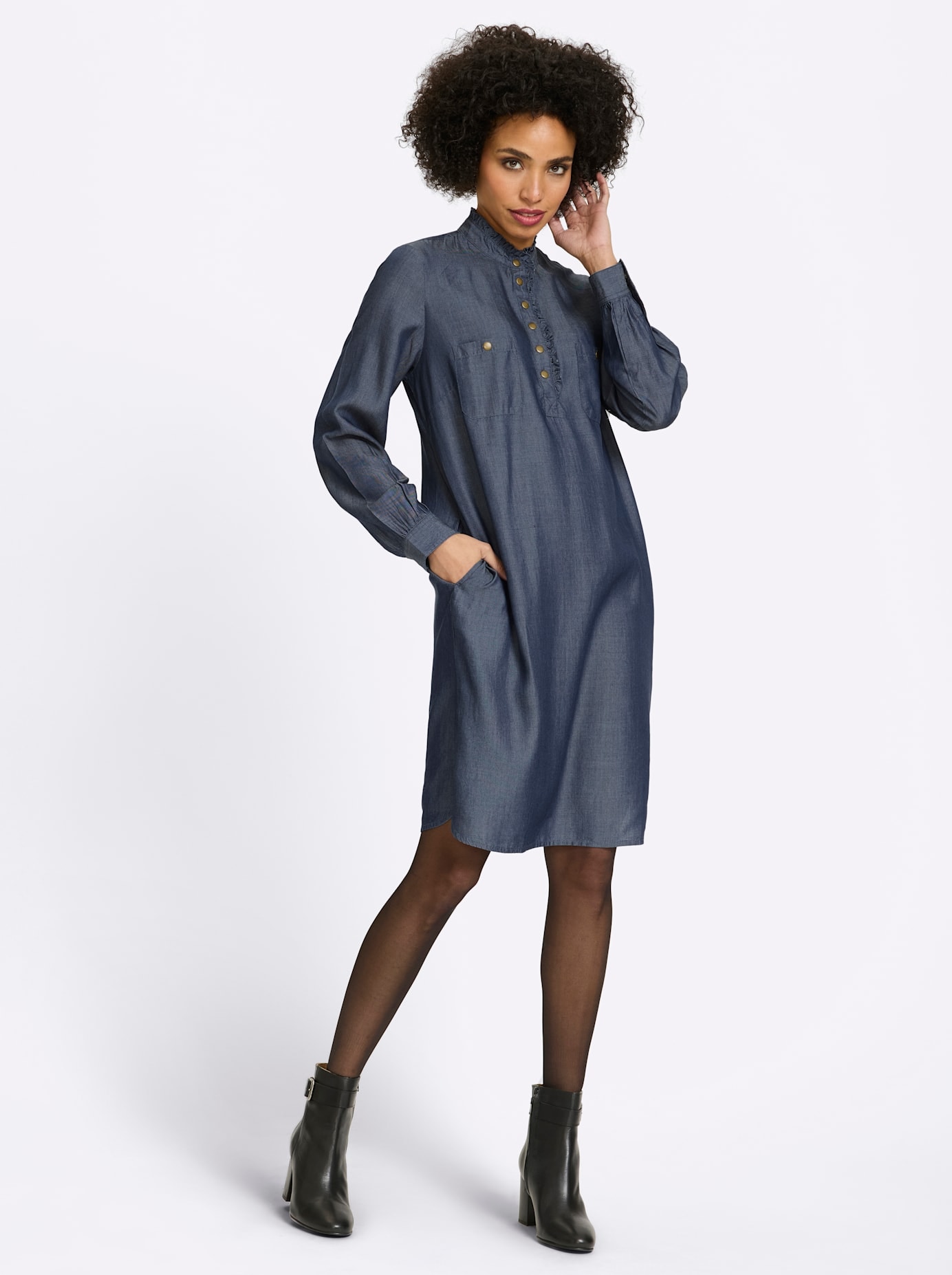 heine Blusenkleid »Kleid« Nahttasche