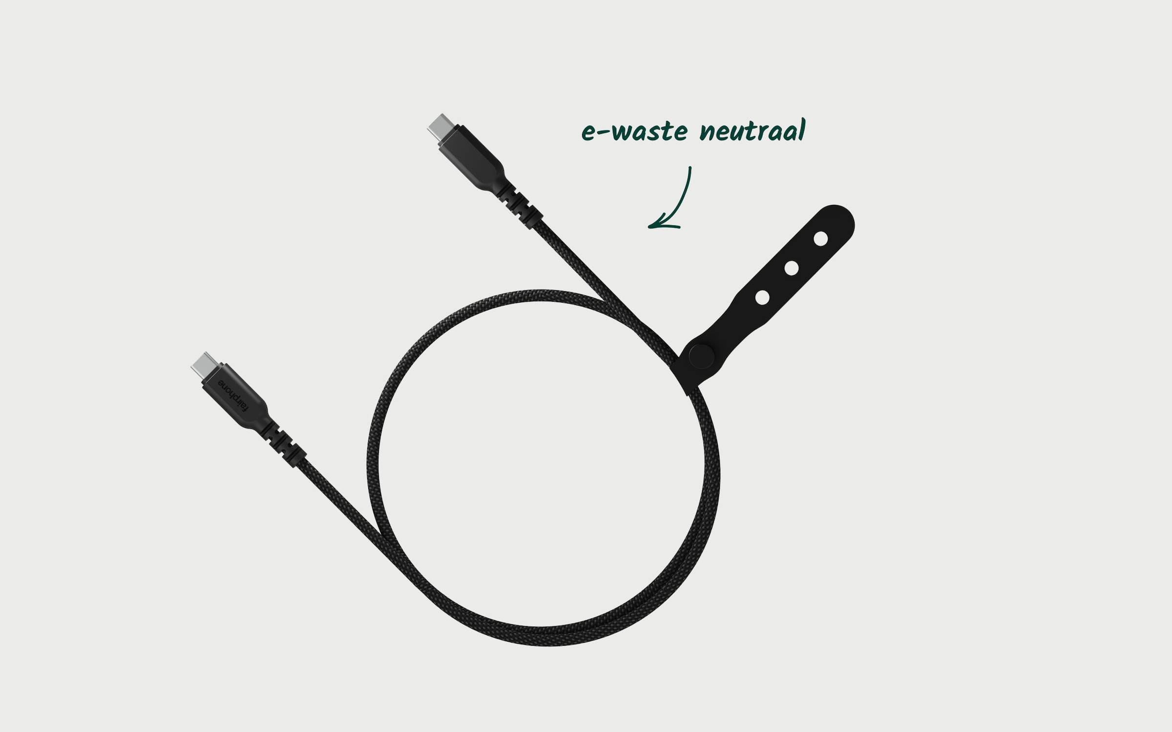 Fairphone Smartphone-Kabel »USB-C 3.2 Long Life Lade- und Datenkabel (20 Gb/s) 1 m«, USB Typ C, USB-C, 100 cm