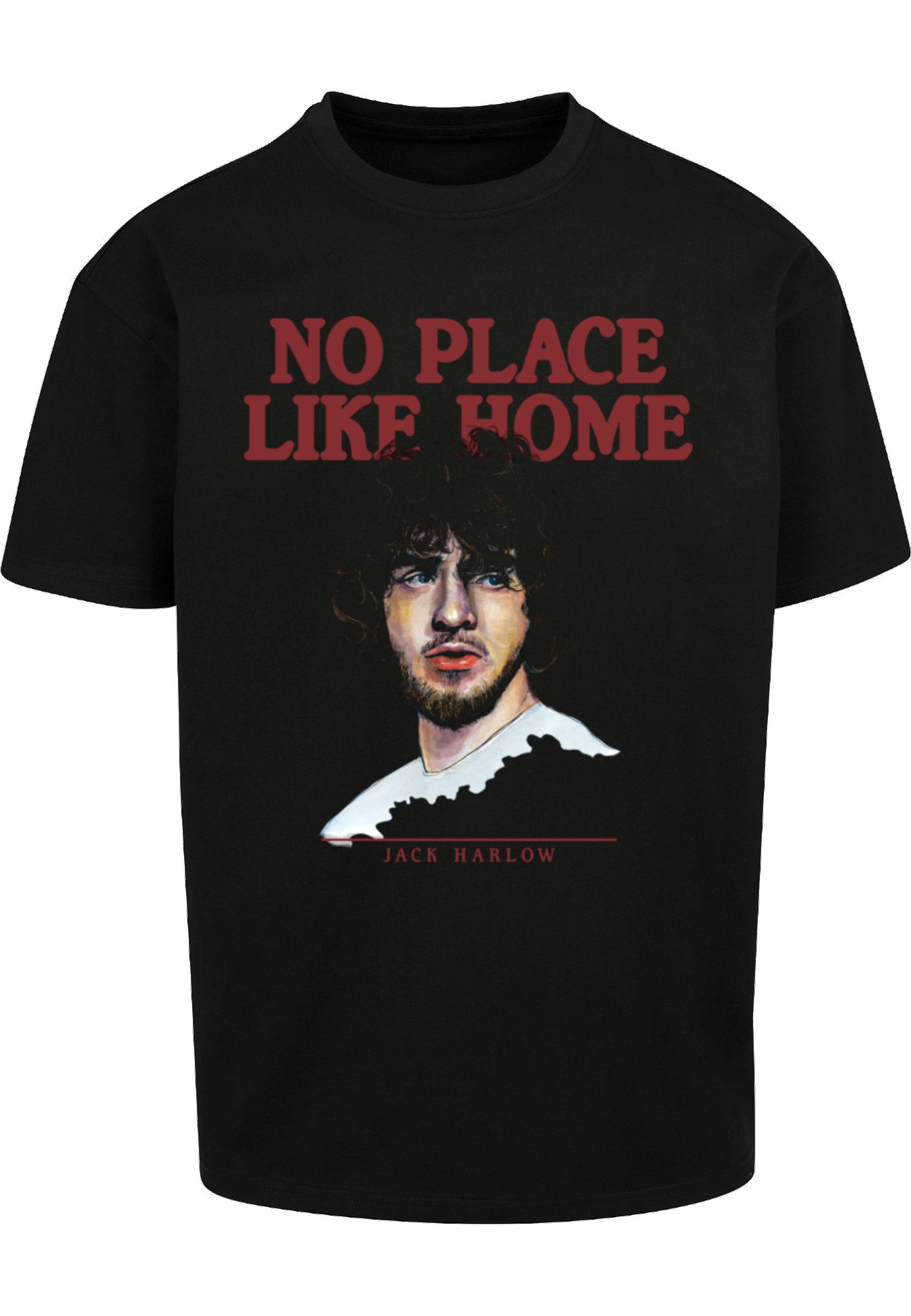 Merchcode T-Shirt "Merchcode Herren Jack Harlow no place like Home Tee" 1 Stk.