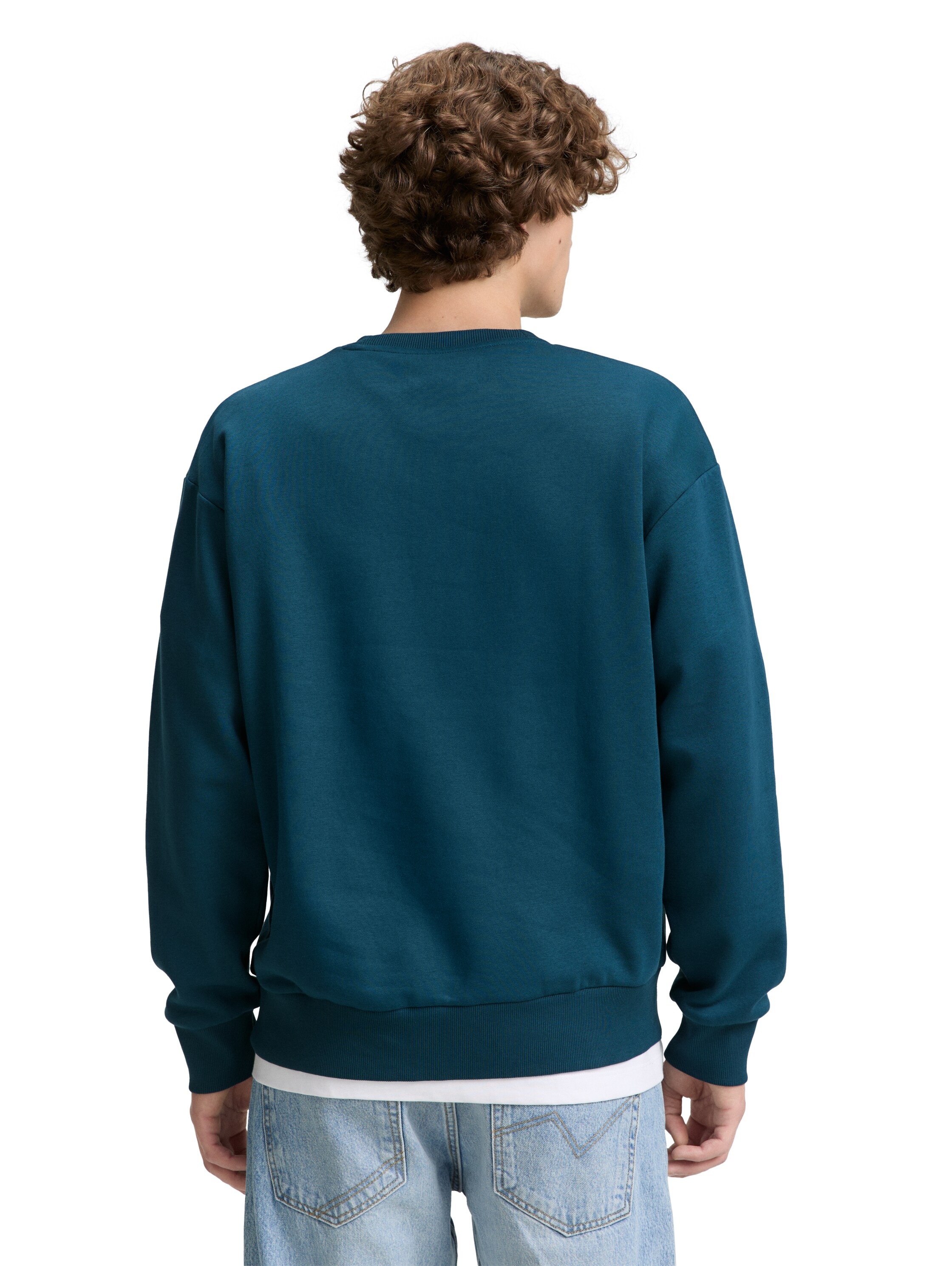 TOM TAILOR Denim Sweatshirt mit Logo-Print günstig online kaufen