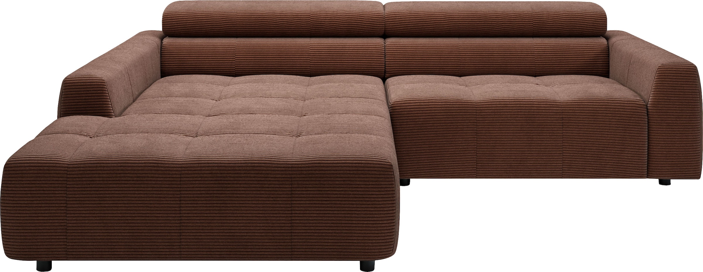 3C Candy Ecksofa "Denver auch mit Cord- und Easy care-Bezug, Kopfteilverste günstig online kaufen