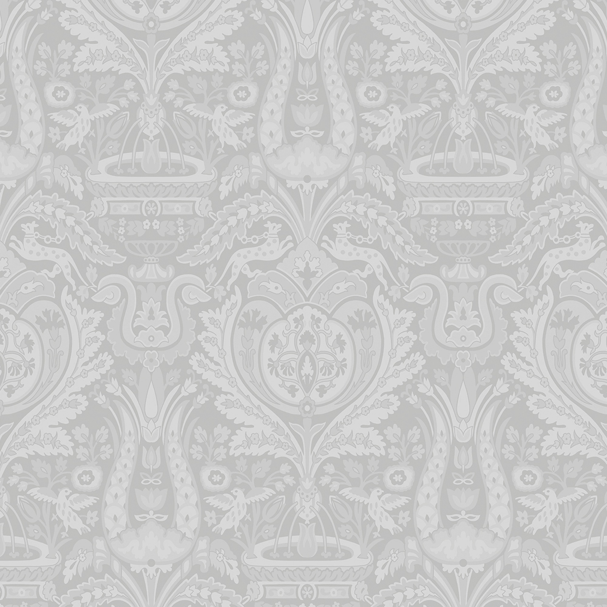 LAURA ASHLEY "Heraldic Damask" gemustert FSC zertifiziert, mit lebhaftem Druck, 10 Meter Länge
