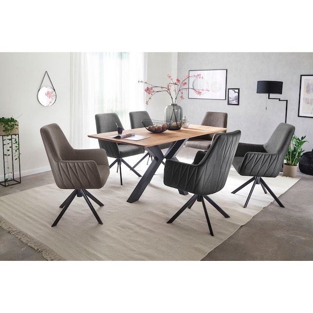 MCA furniture 4-Fußstuhl »Reynosa«, (Set), 2 St., Esszimmerstuhl 360°drehbar  mit Nivellierung, Belastbar bis 120 kg bestellen | BAUR