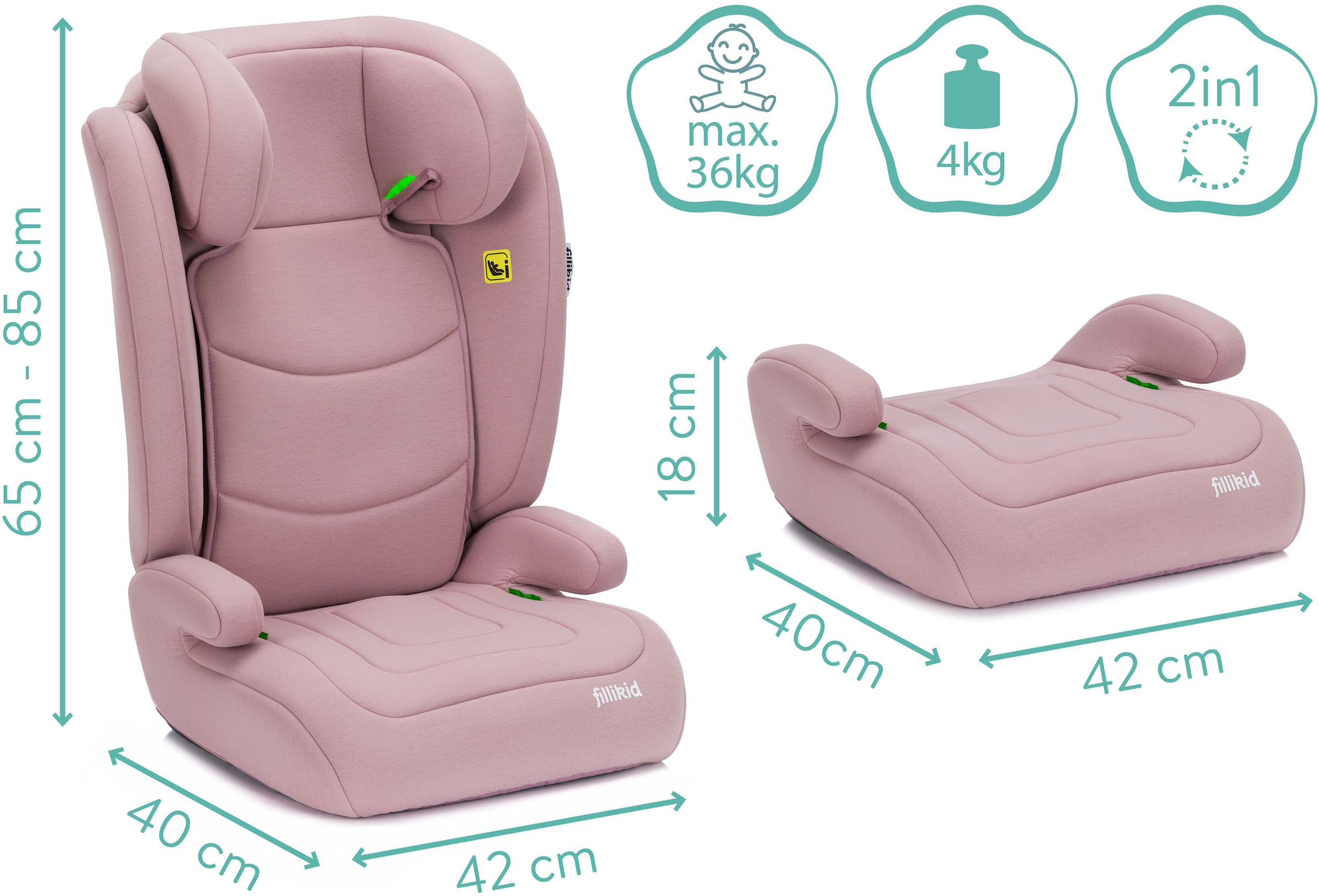 Fillikid Autokindersitz »Lea«